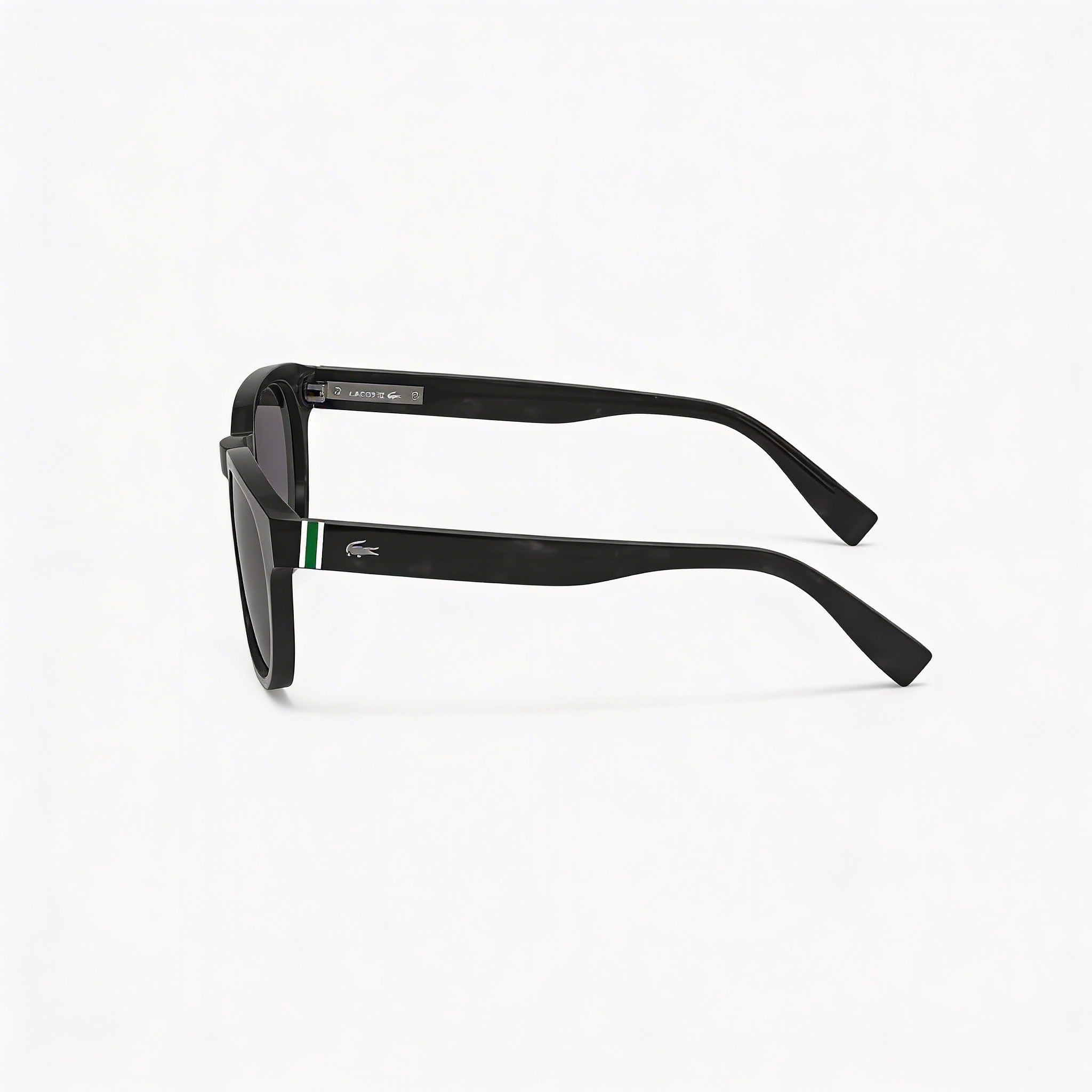 Gafas de plástico Lacoste Modern Heritage para hombre, color gris Habana, con protección UV, 49 mm, Photo 3