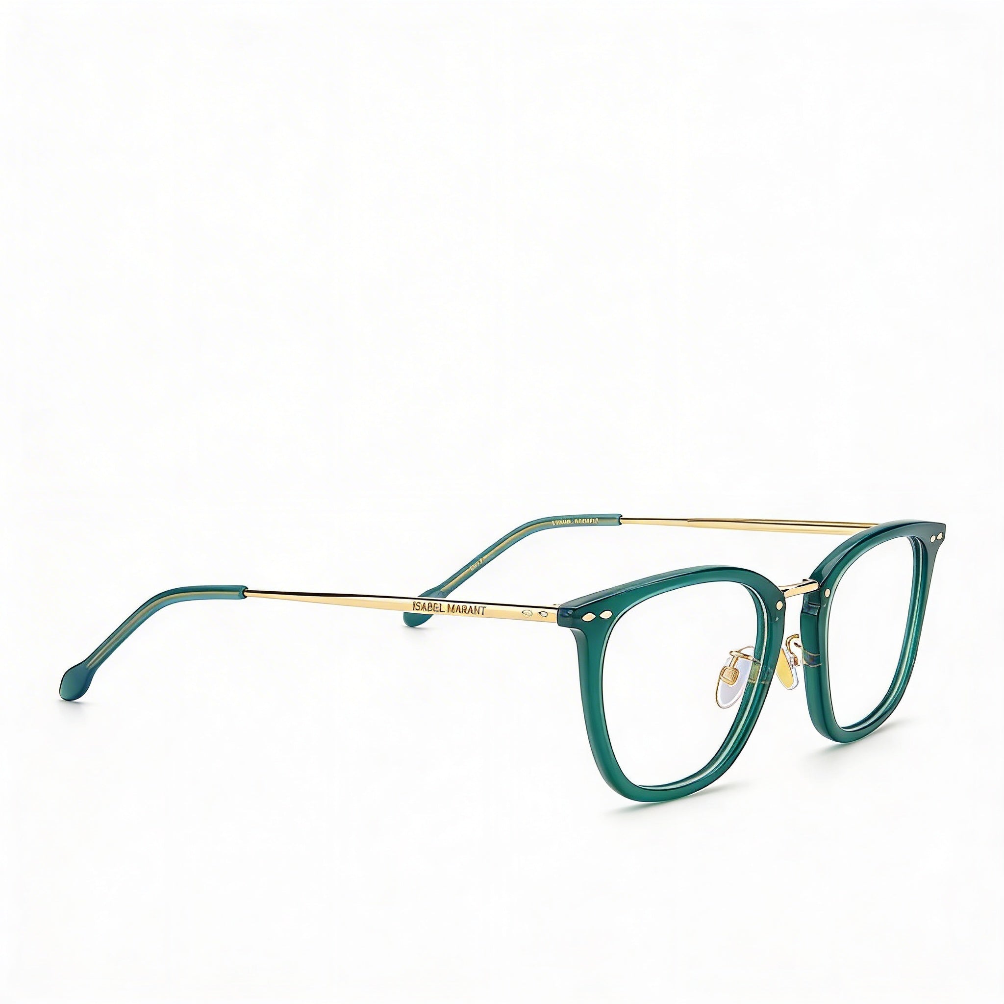 Isabel Marant Modern Im 0045 Unisex Gold Green Frame Polycarbonate Lens Sunglasses 50-21-150mm, Photo 2