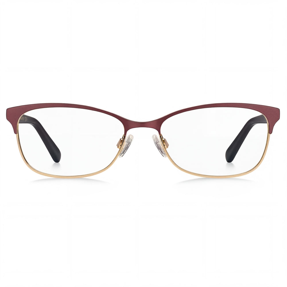 Gafas Tommy Hilfiger T. Hilfiger 1777 para mujer, color rojo brillante, doradas, sin acero inoxidable, 52 mm