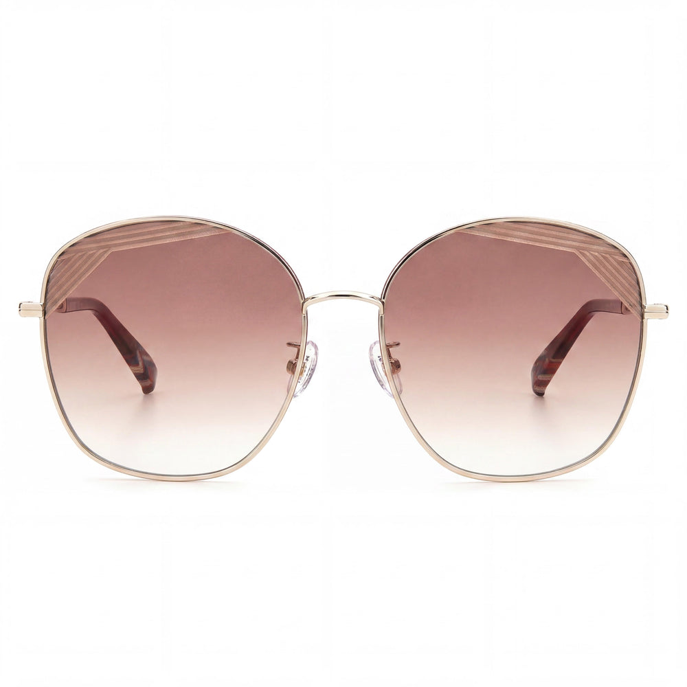 Missoni Mis 0014/S Women's Pale Gold Red Shaded Alloy Steel Gradient UV Sunglasses 59mm
