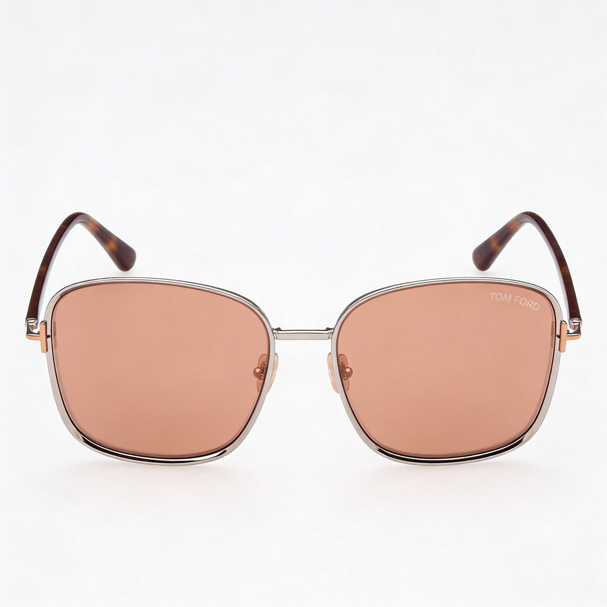 Gafas de Sol Cuadradas Tom Ford FT1029 Dark Ruthenium para Hombre, 57mm, Photo 2