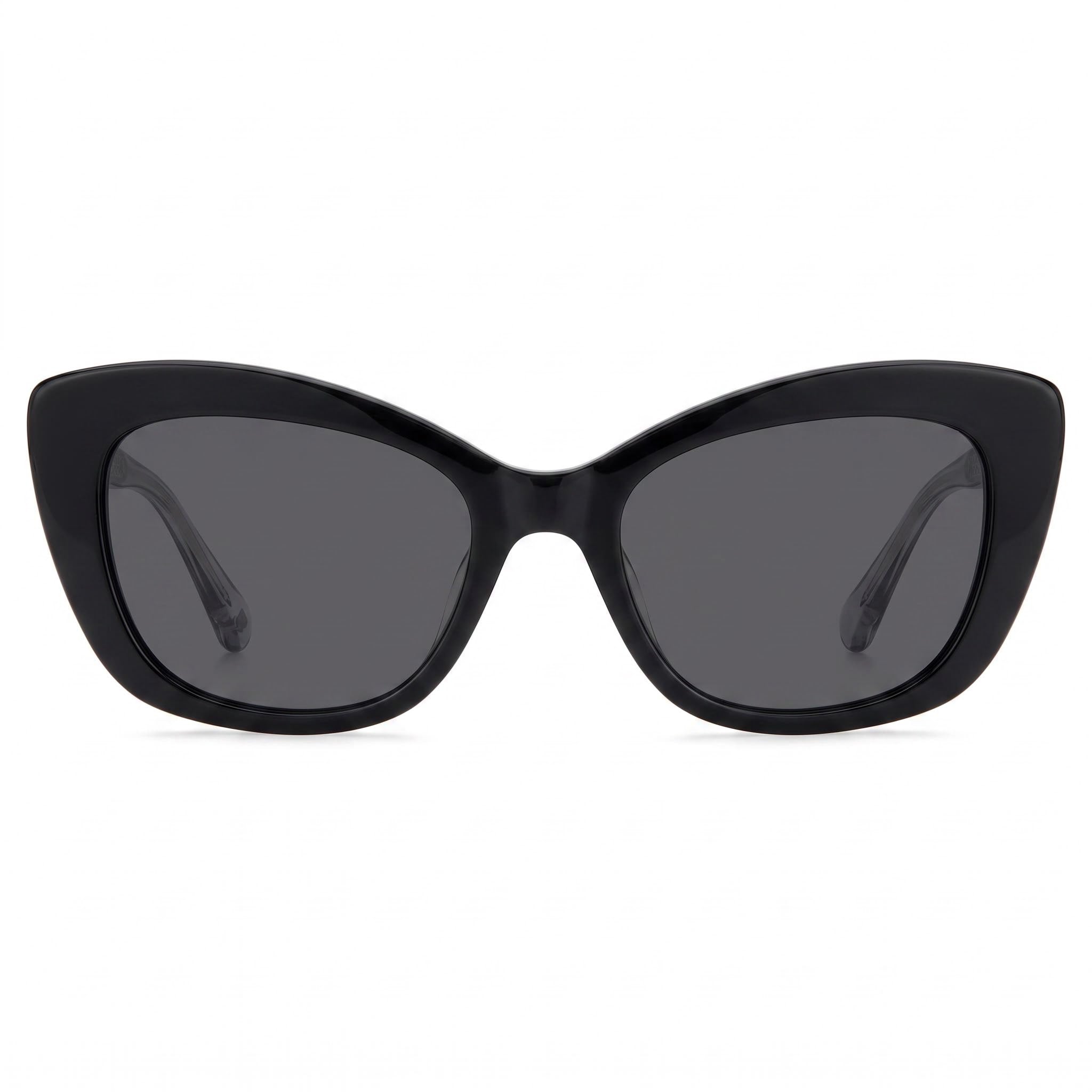 kate spade new york Modern Cat Eye Unisex Black Grey Plastic Black Lens 100% UV Protection 54mm, Photo 2