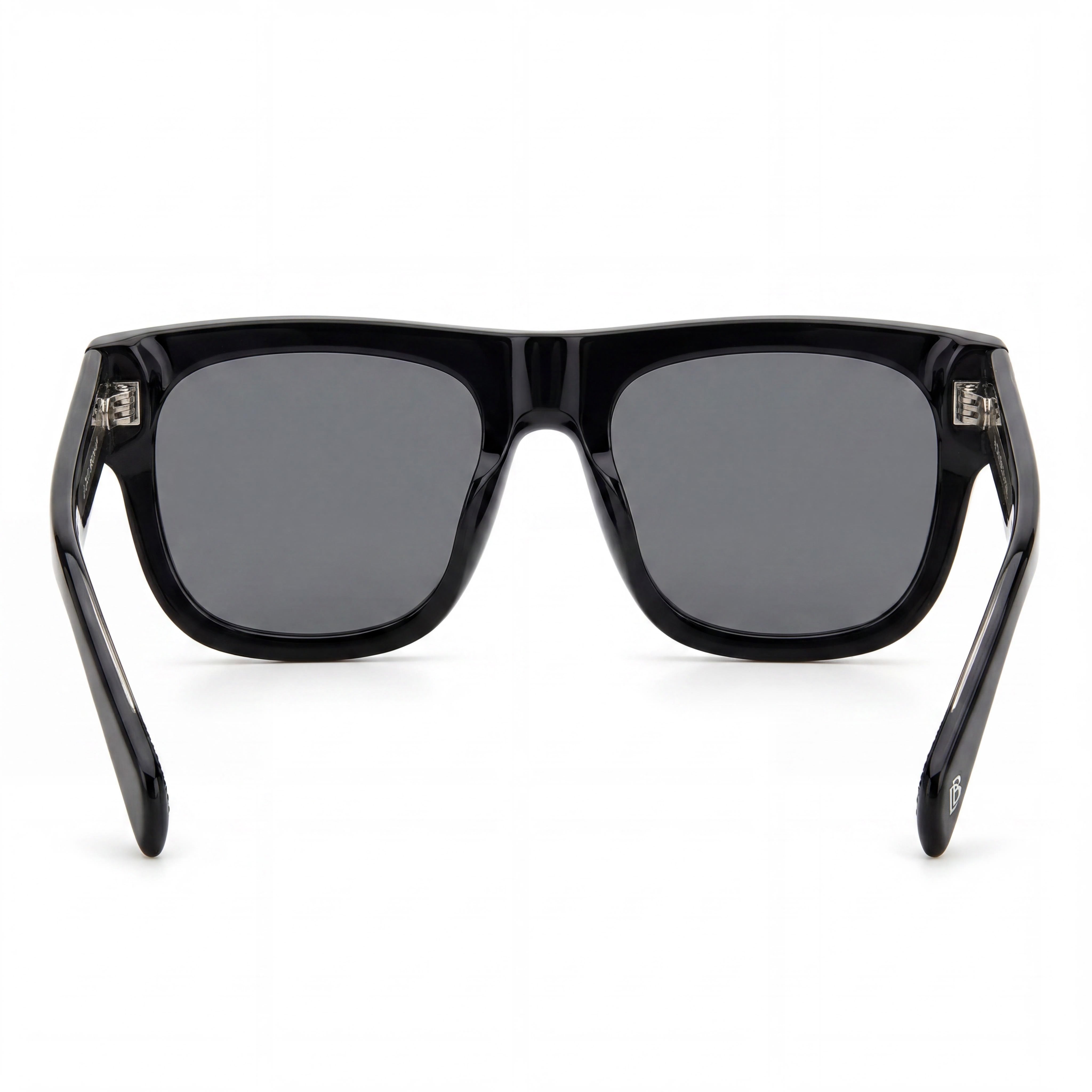 David Beckham Db 7044/S Men's Acetate Black Grey Frame Black Lens Non-Polarized UV Protection Sunglasses 54mm, Photo 4