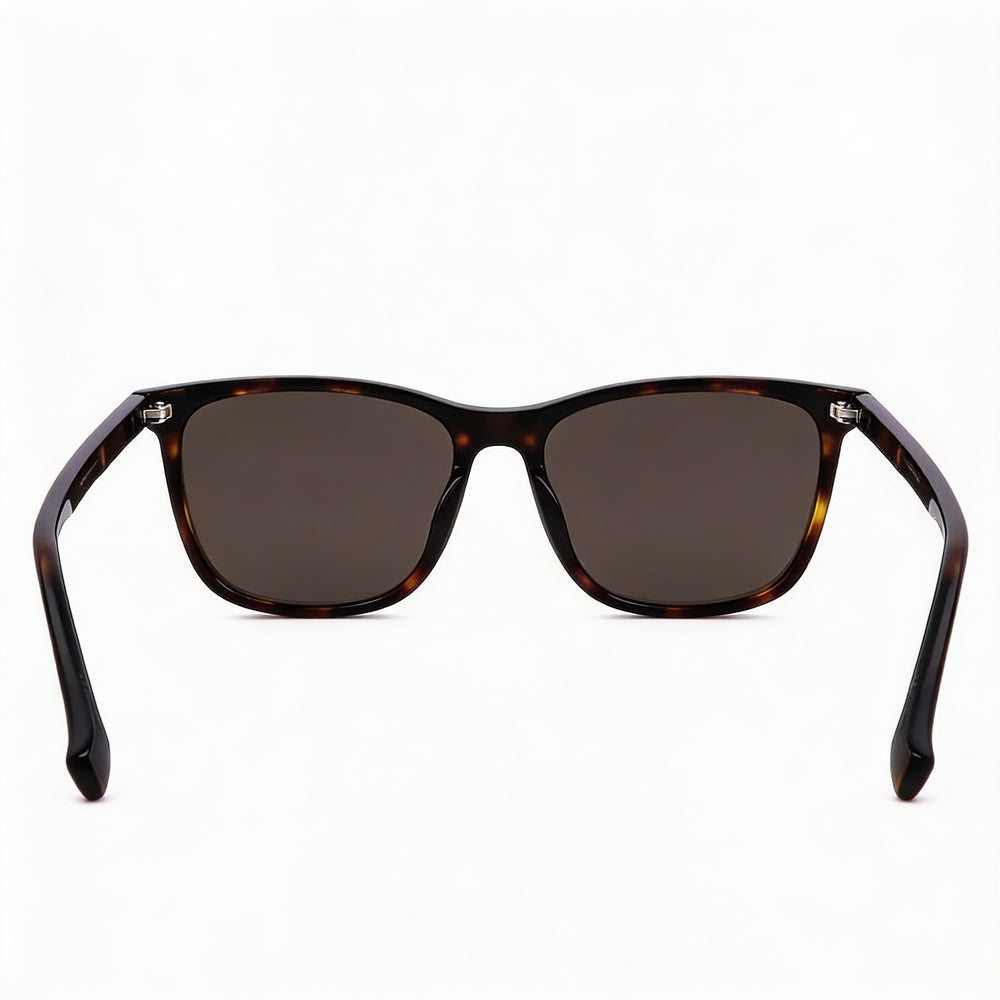 Gafas de sol Hugo Boss 1554/O/S para mujer, montura de plástico negra, lentes marrones, protección UV, 56-16-145