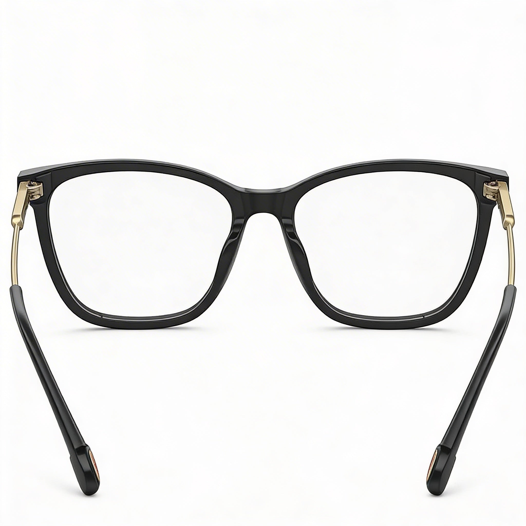 Gafas Carolina Herrera para mujer con montura de acetato moderna, lentes de policarbonato transparentes nude, 54-18-145mm, Photo 4