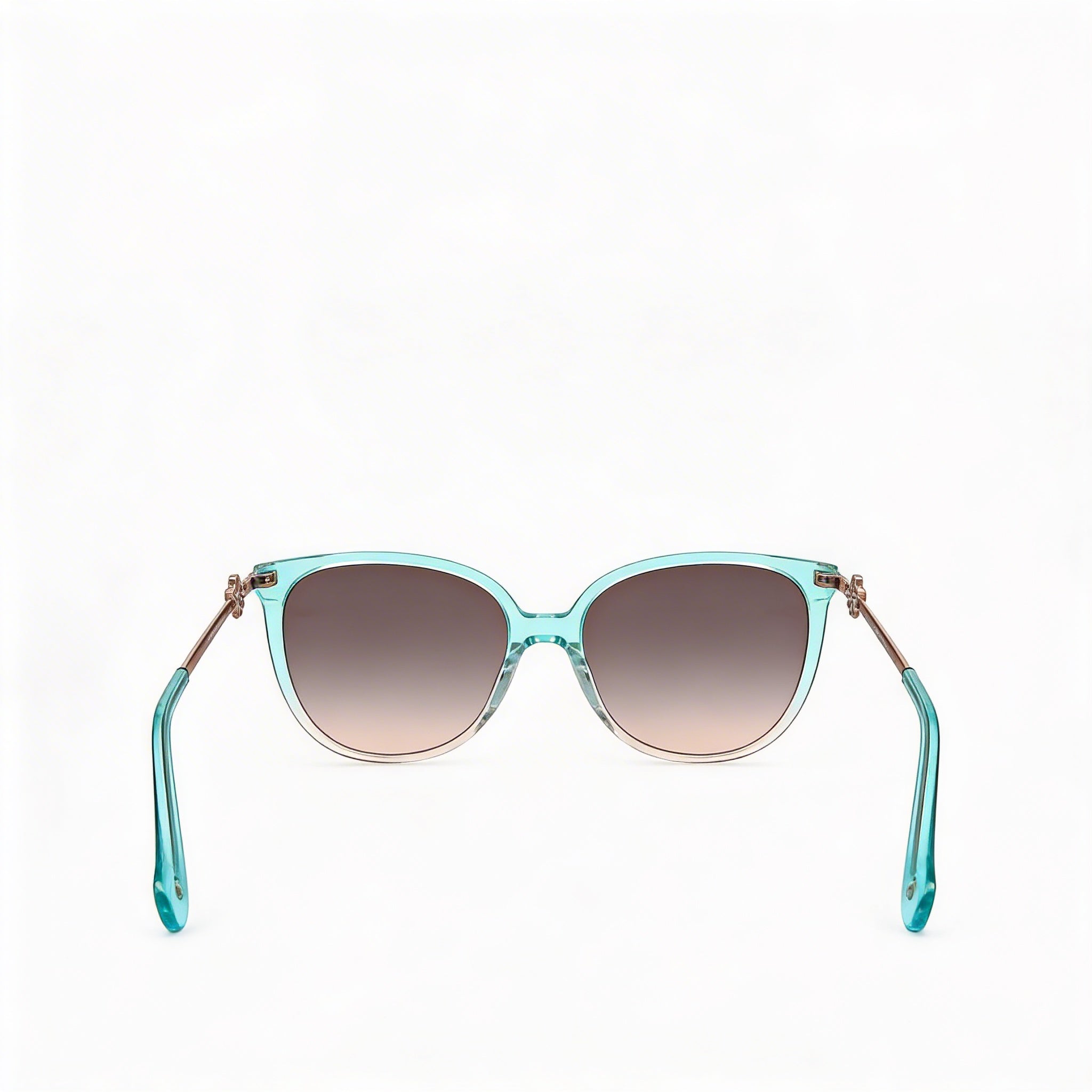 Kate Spade New York Kristina Women's Round/Oval Acetate UV Sunglasses Grey Gradient Brown / Grey Fuchsia 54mm, Photo 3