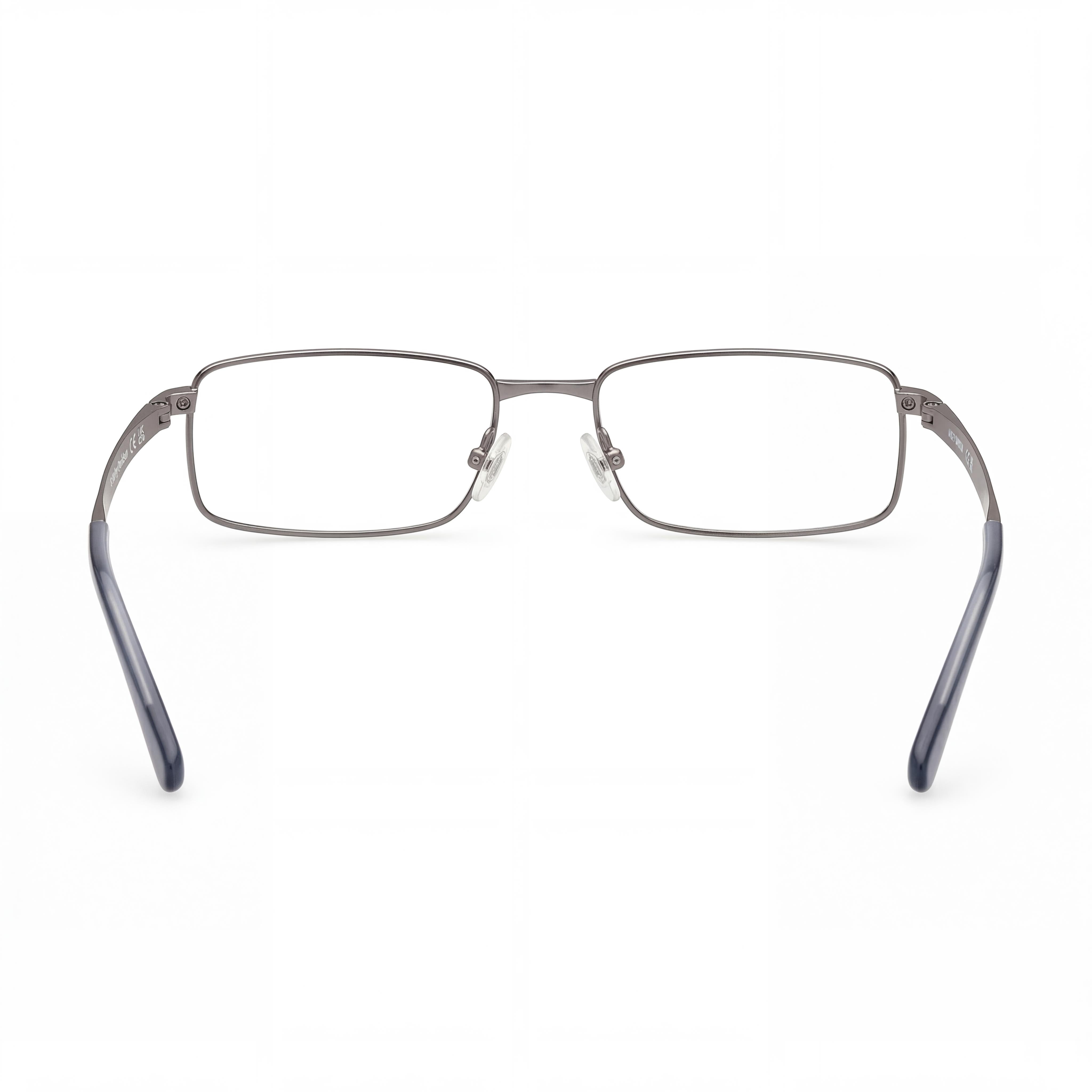 Harley-Davidson Hd50099 Unisex Metal Frame Eyeglasses Matte Antiqued Light Nickeltin 57-18-145, Photo 2