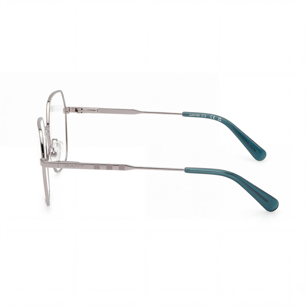 GANT Ga4154 Unisex Polarized Sunglasses with Multicoloured Metal Frame and Clear Lenses 55mm