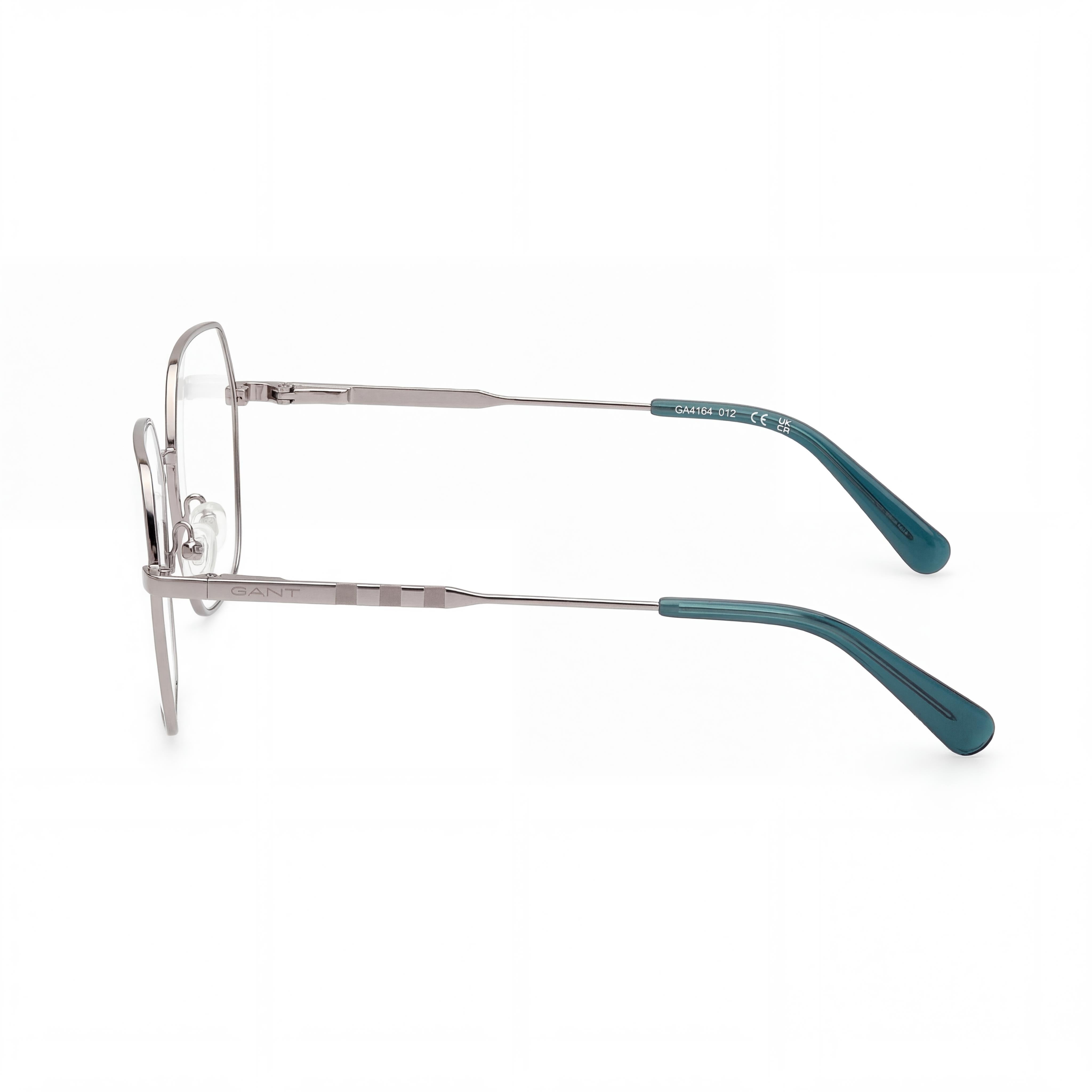 GANT Ga4154 Unisex Polarized Sunglasses with Multicoloured Metal Frame and Clear Lenses 55mm, Photo 3