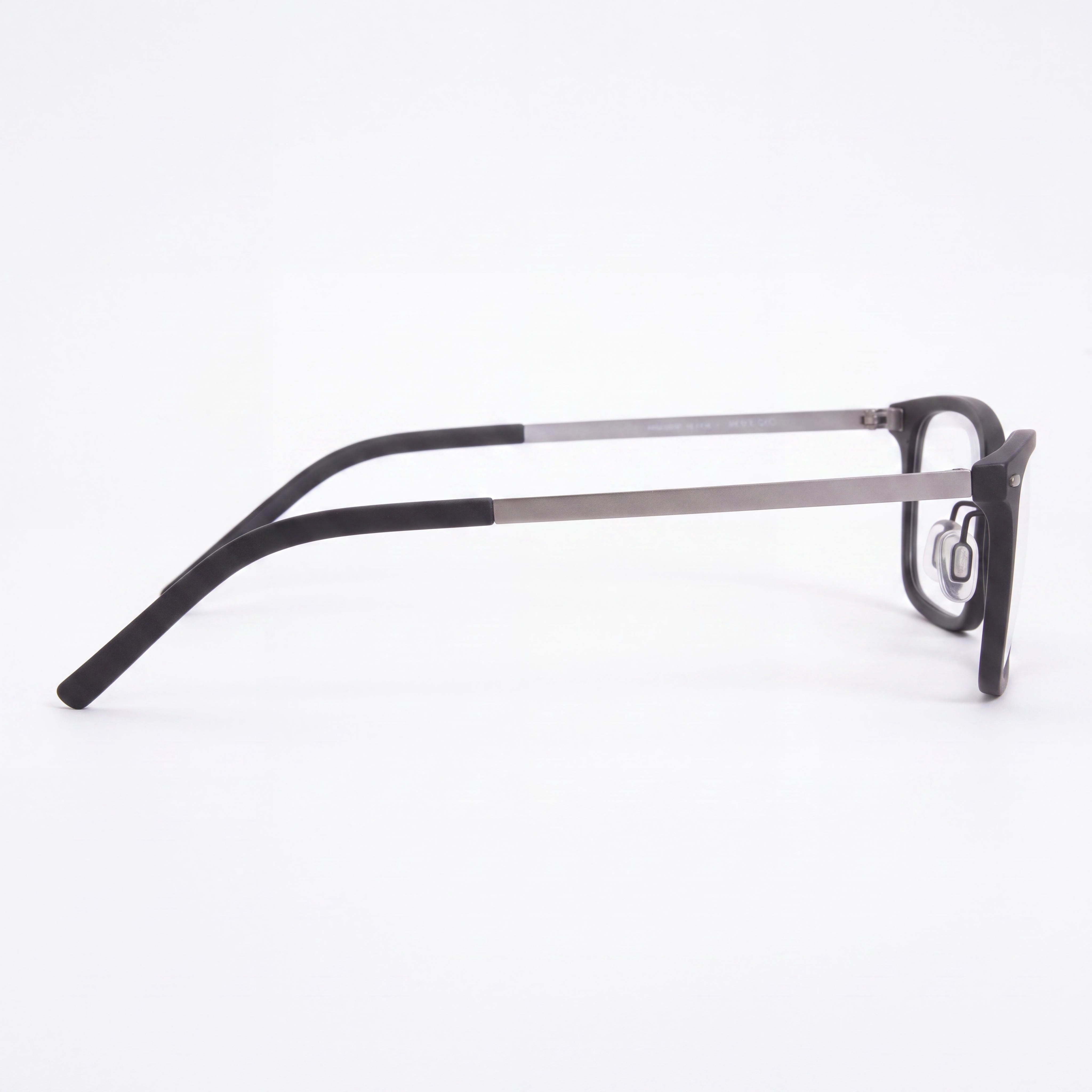 Gafas Flexon B2021 de metal negro unisex con lentes de 54 mm de ancho, puente de 20 mm y patillas de 145 mm, Photo 2
