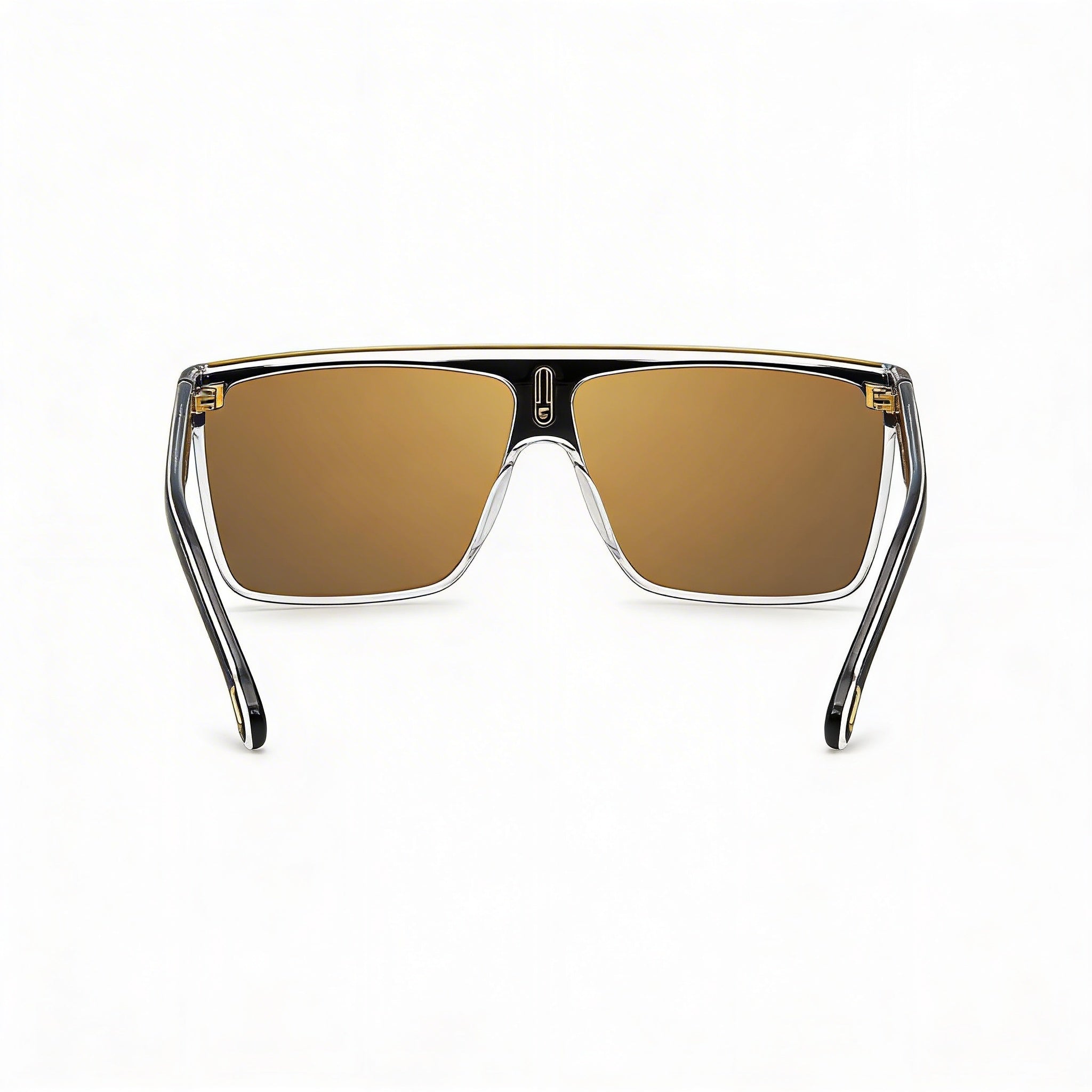 Carrera Modern Men's Black Gold Polyamide Sunglasses with Gold High Contrast Antireflex Lenses 63mm UV Protection, Photo 2