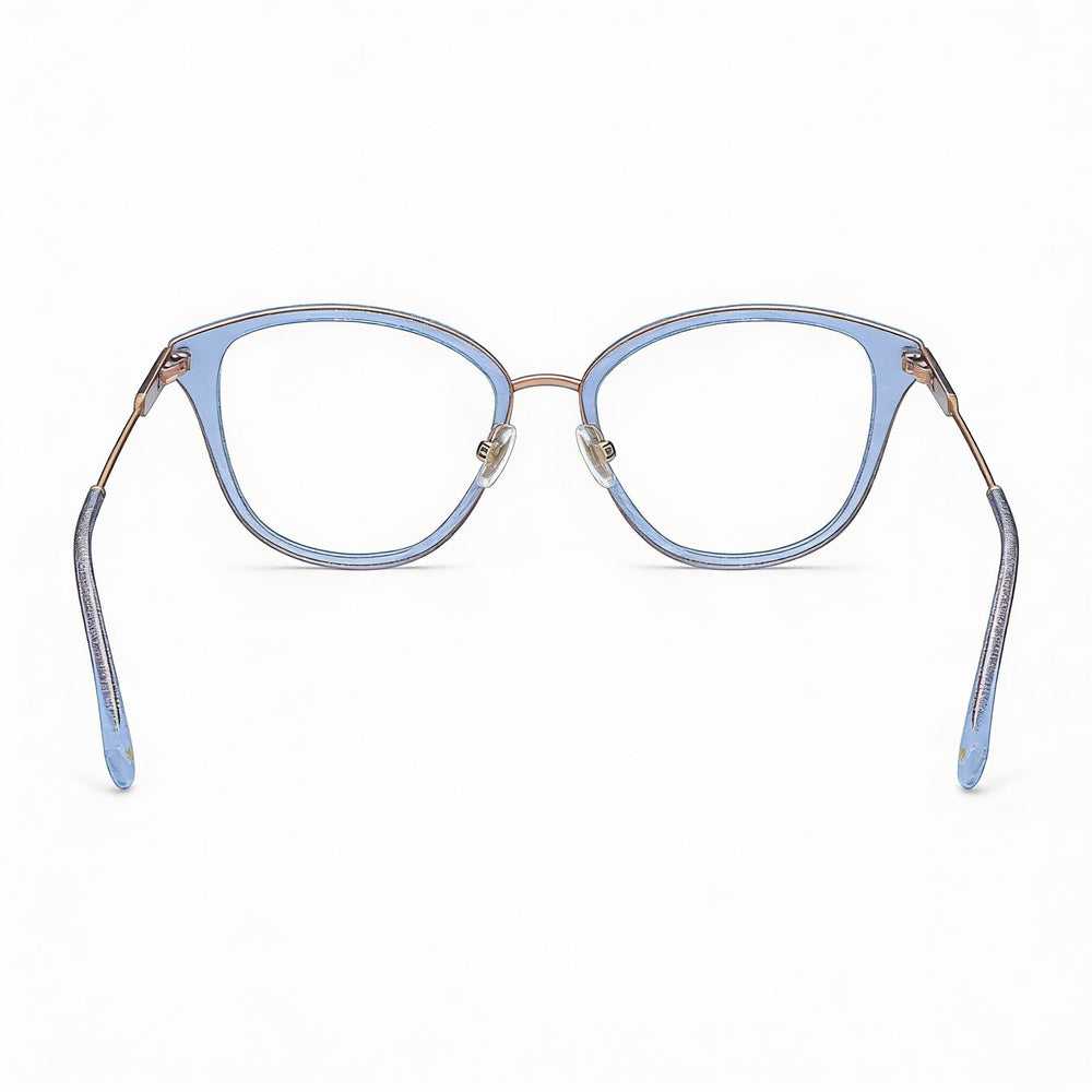 kate spade new york Hallie/G Women's Brown Shaded Pink Metal Frame Optical Eyeglasses, Lens Width 52mm