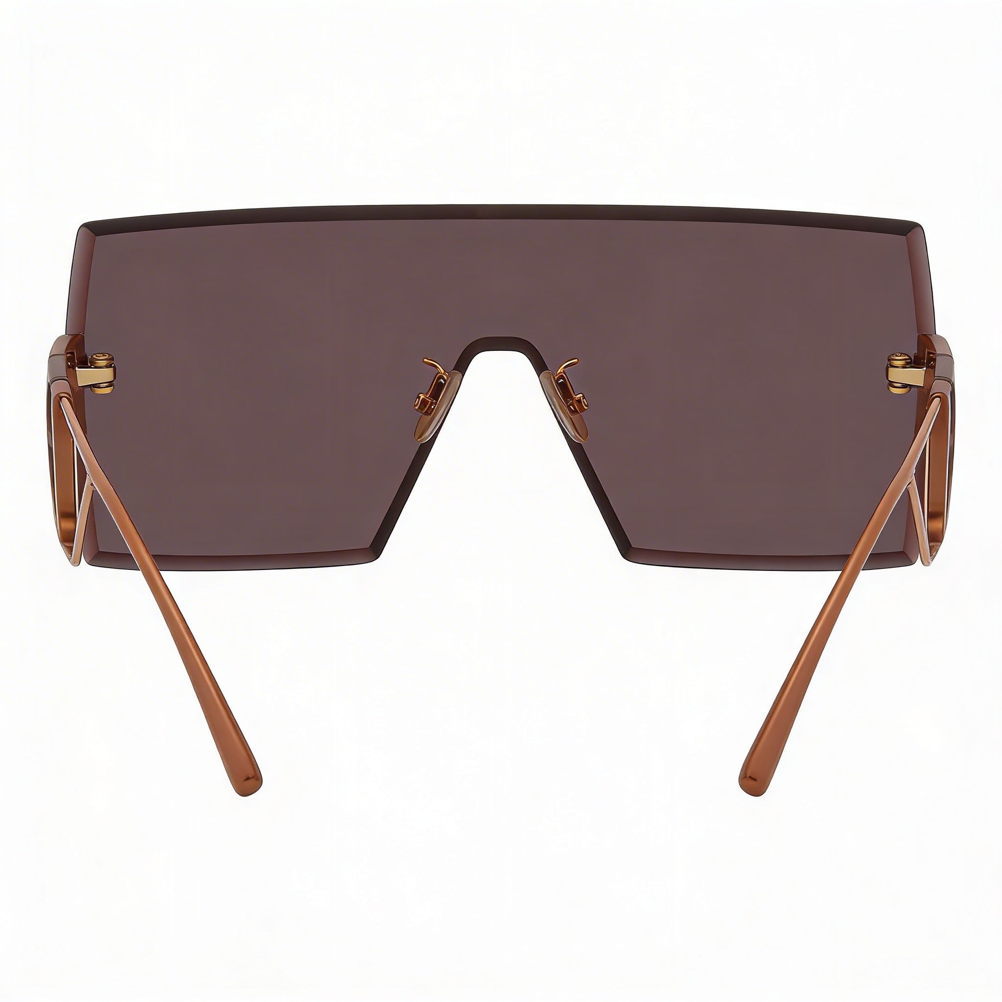 Gafas de sol cuadradas Dior 30MONTAIGNE de metal dorado para mujer con lentes burdeos de 143 mm 100 % protección UV, Photo 3