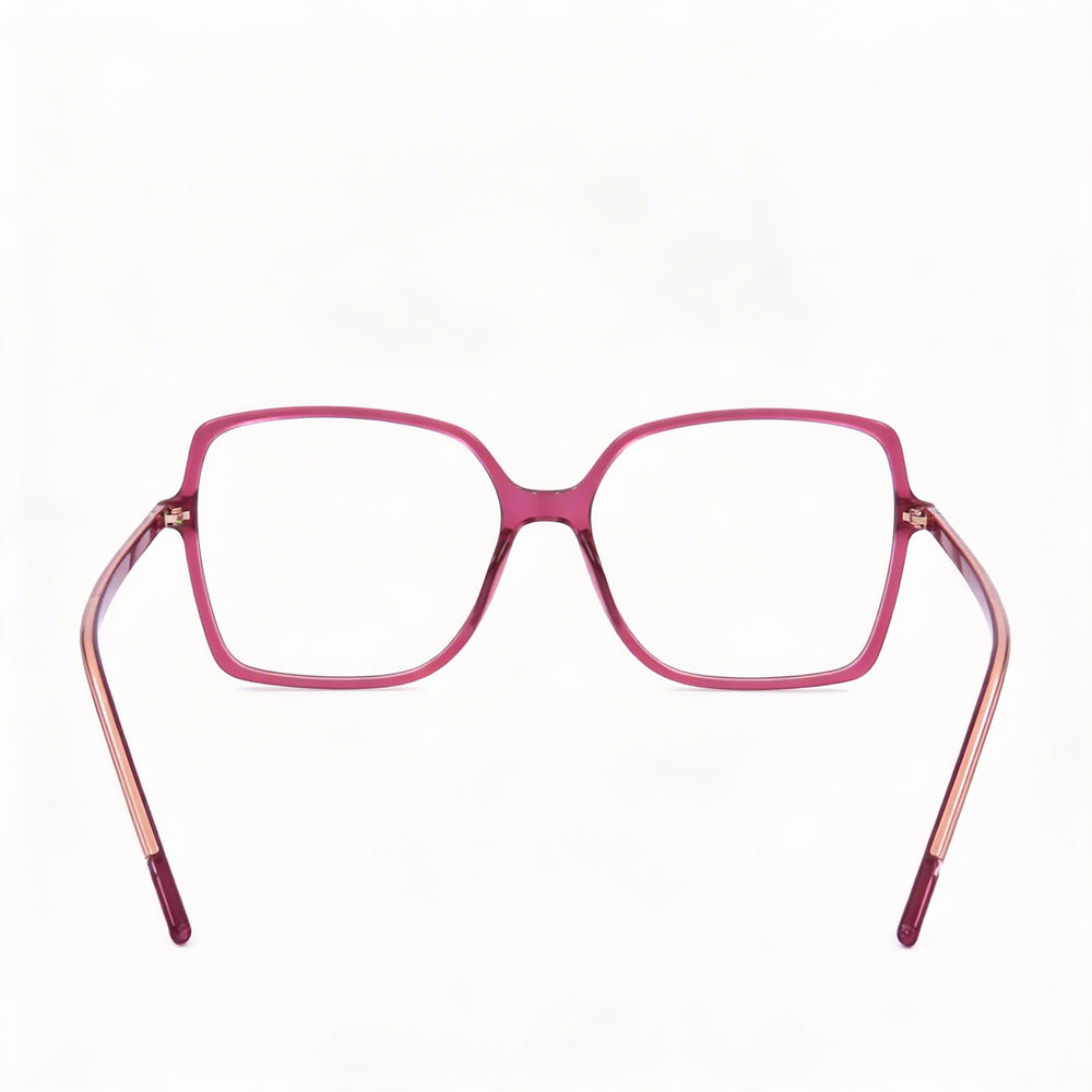 Gafas Hugo Boss Casual para mujer con montura de acetato ligero y lentes transparentes no polarizadas 55-15-140 mm