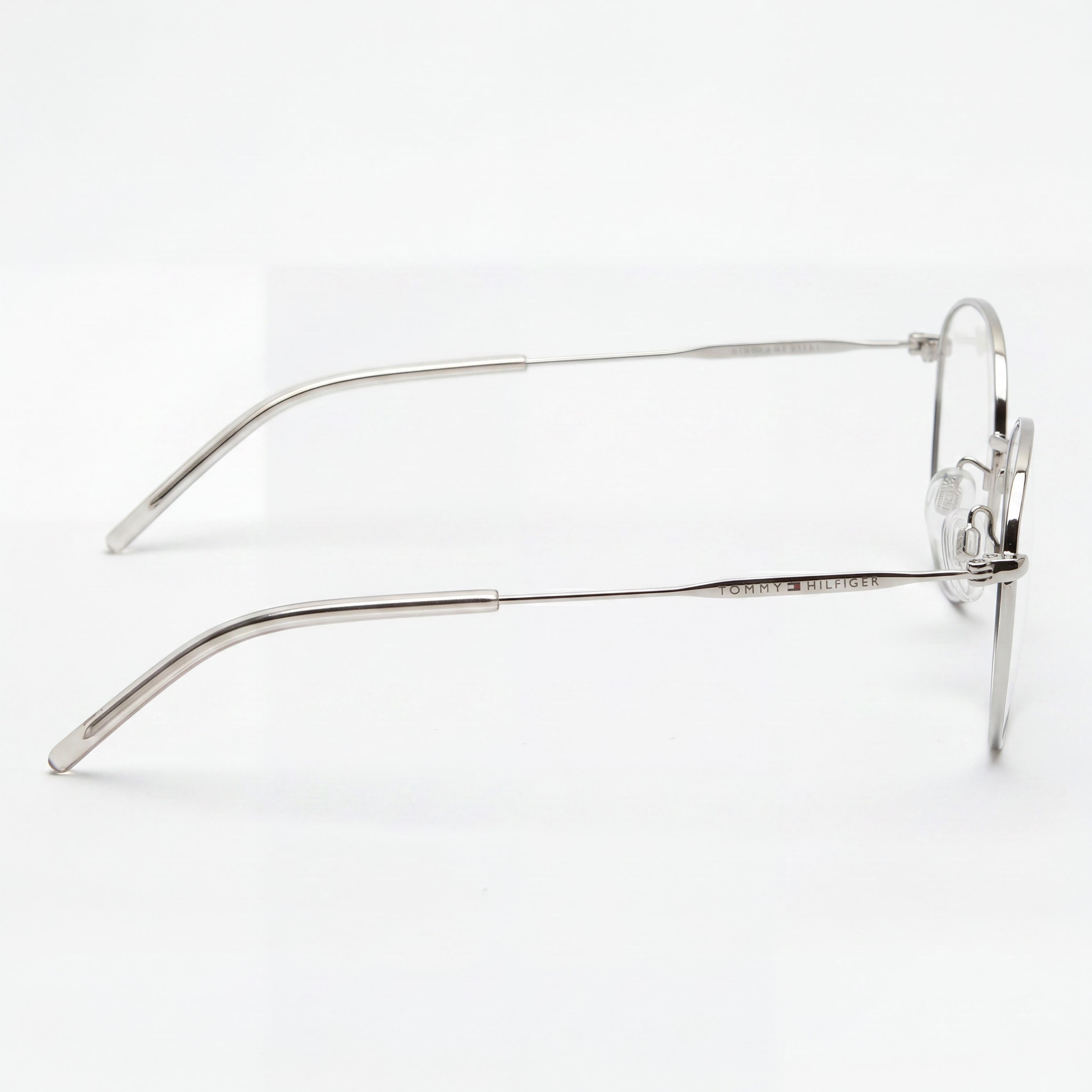 Gafas graduadas Tommy Hilfiger Modern para hombre, de acero con aleación de cobre y oro, con lentes transparentes de demostración, 52 mm, Photo 2
