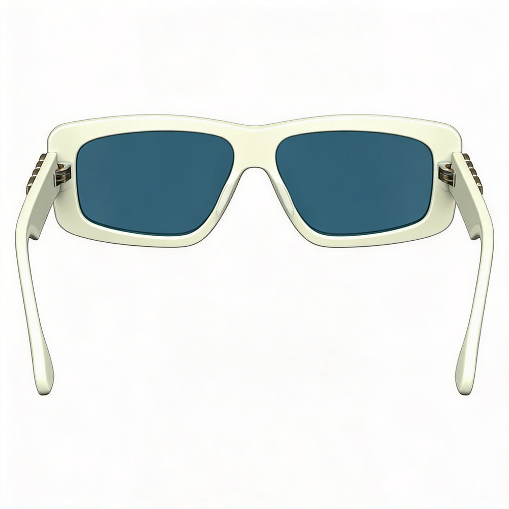 Victoria Beckham Vb669s Unisex White Frame White Lens Plastic Sunglasses 55mm 100% UV Protection