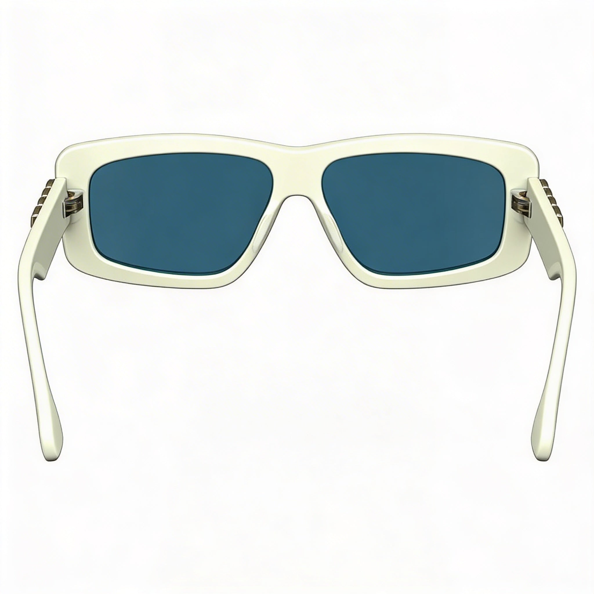Victoria Beckham Vb669s Unisex White Frame White Lens Plastic Sunglasses 55mm 100% UV Protection, Photo 3