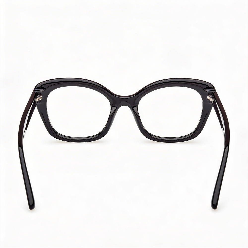 Guess Gu50225 Women's Shiny Black Plastic Non- Transparent Eyeglasses 51mm