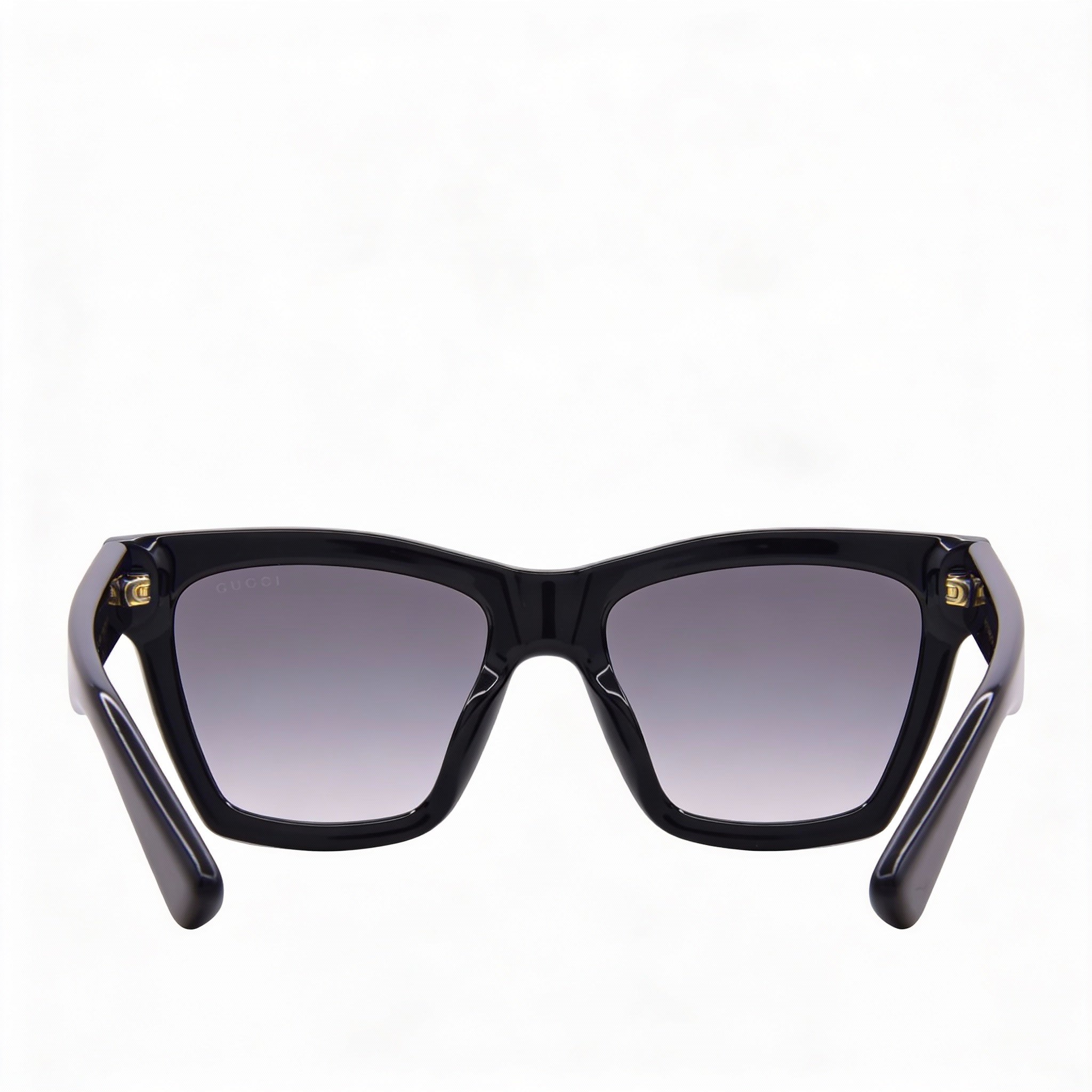 Gafas de sol Gucci GG1714S para mujer, montura de ojo de gato inyectada, no polarizadas, en negro y gris, con detalles dorados, 54 mm, Photo 4