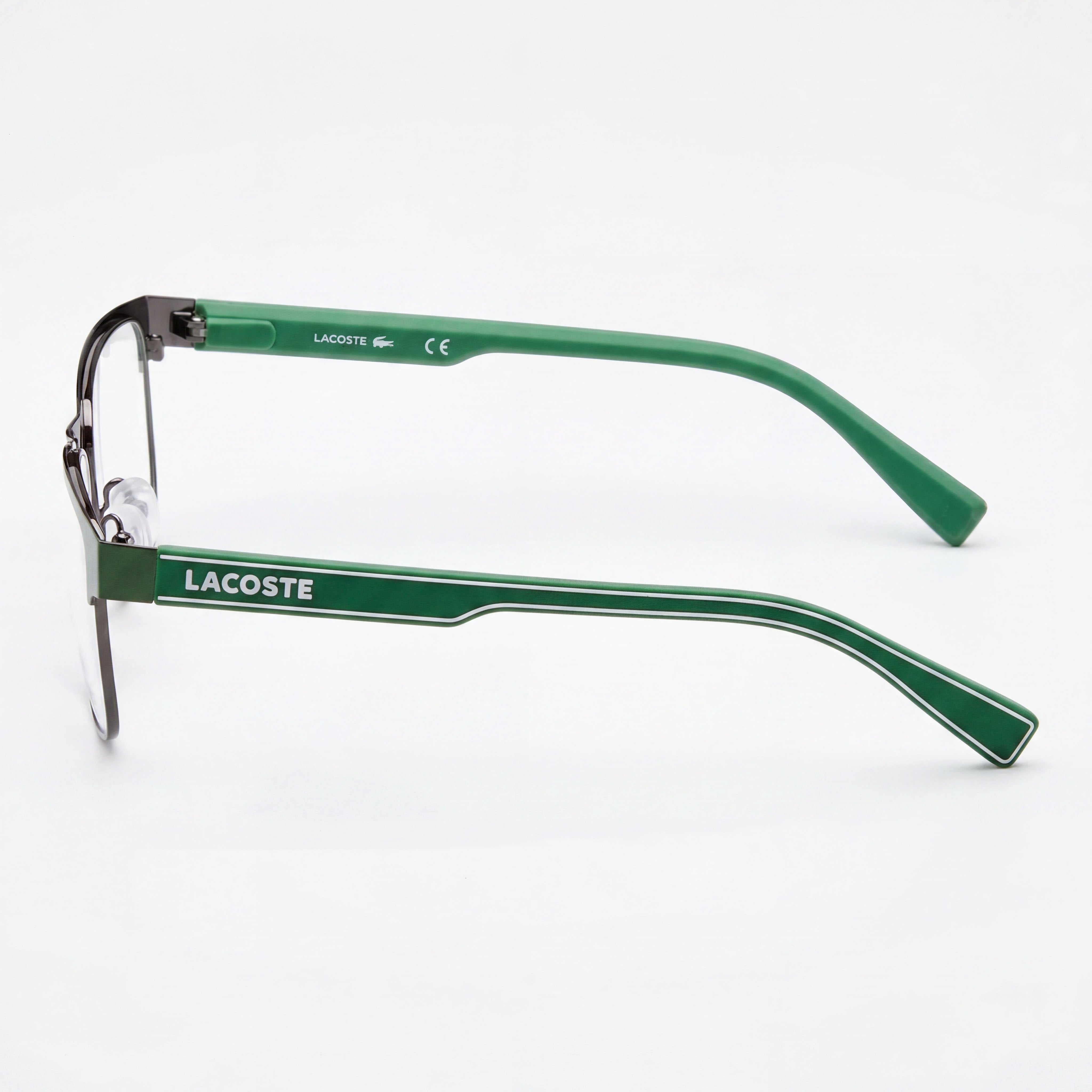 Lacoste L3111 Unisex Casual/Formal Sunglasses with Green Acetate Frame and Green Polycarbonate Lenses 49mm, Photo 2