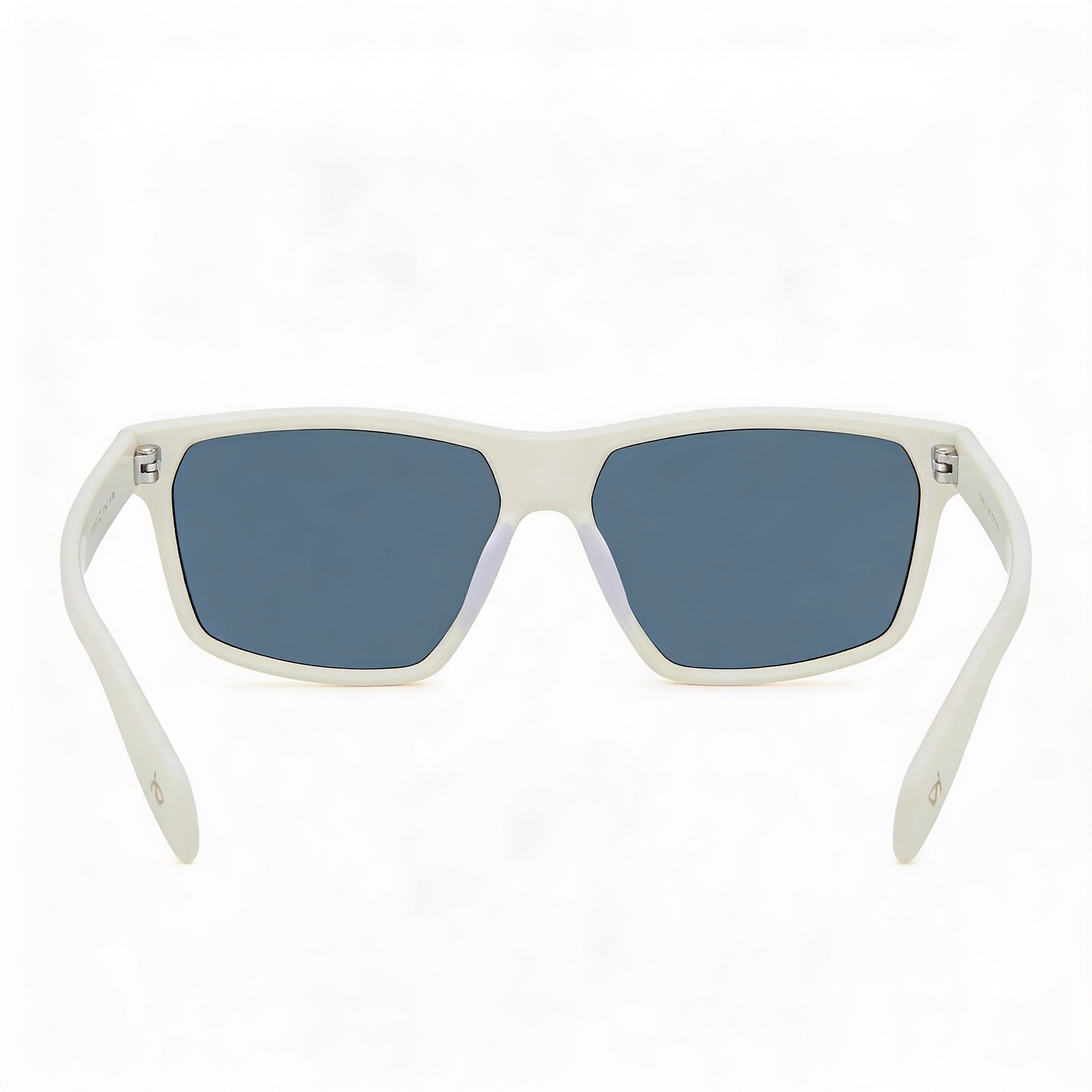 Gafas de sol modernas rag & bone para mujer con montura de acetato blanco mate y lentes no polarizadas de 58 mm, Photo 3