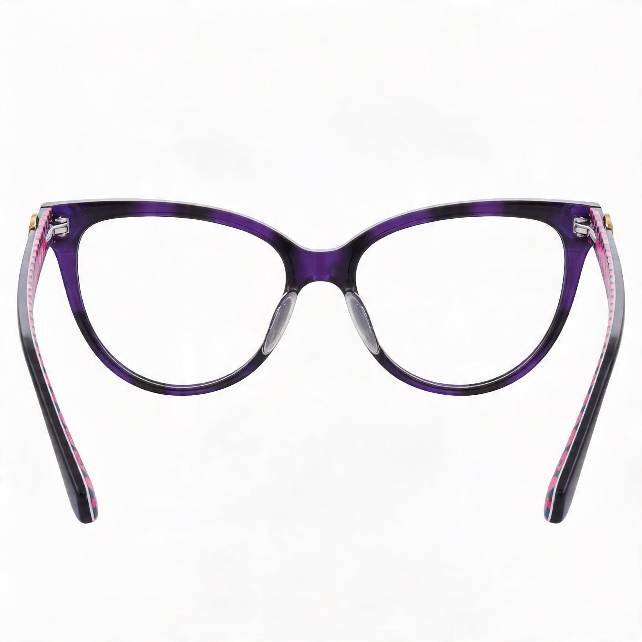 Gafas de sol unisex Love Moschino MOL609 violeta havana con lentes de cristal, no polarizadas, 52 mm de ancho de lente, Photo 4