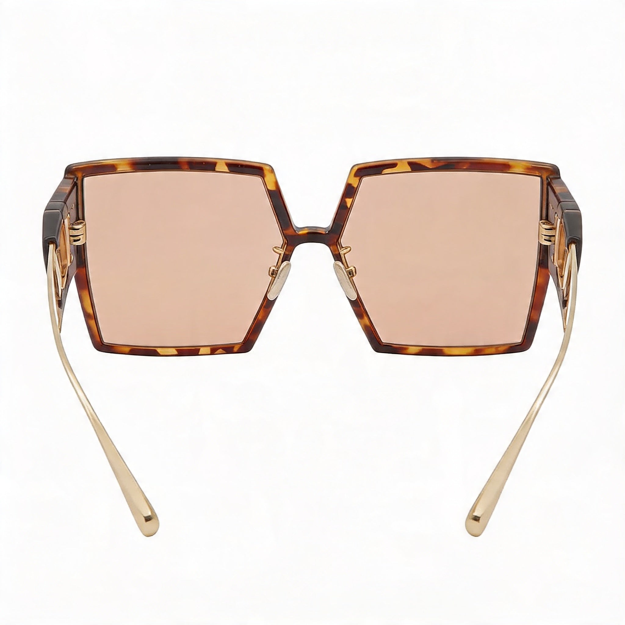 Gafas de sol Dior 30Montaigne SU unisex de acetato transparente marrón con lentes moradas de 58 mm y 100 % protección UV, Photo 3