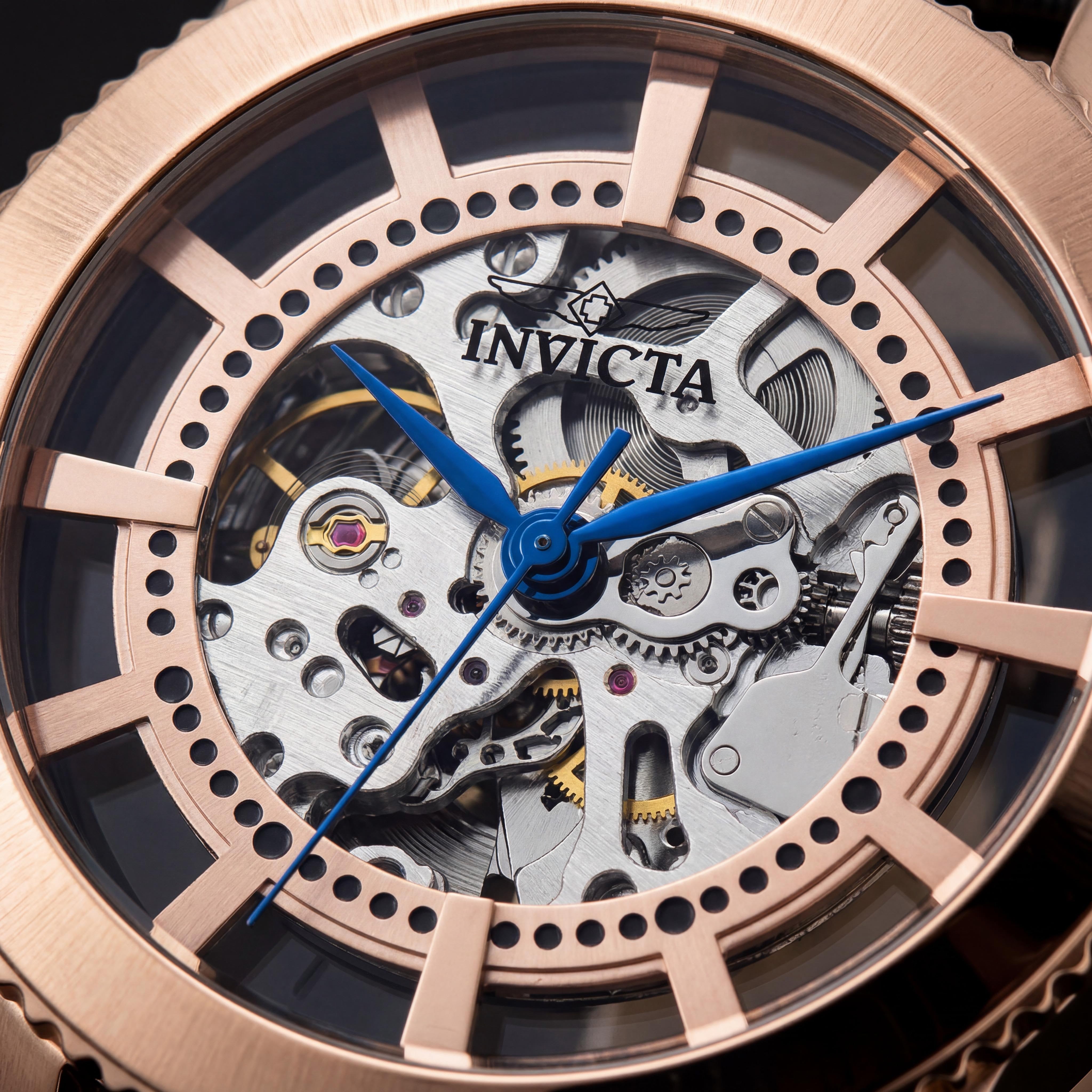 Invicta 23639 Men's Rose Gold/Blue Automatic Watch, 45mm, Photo 2