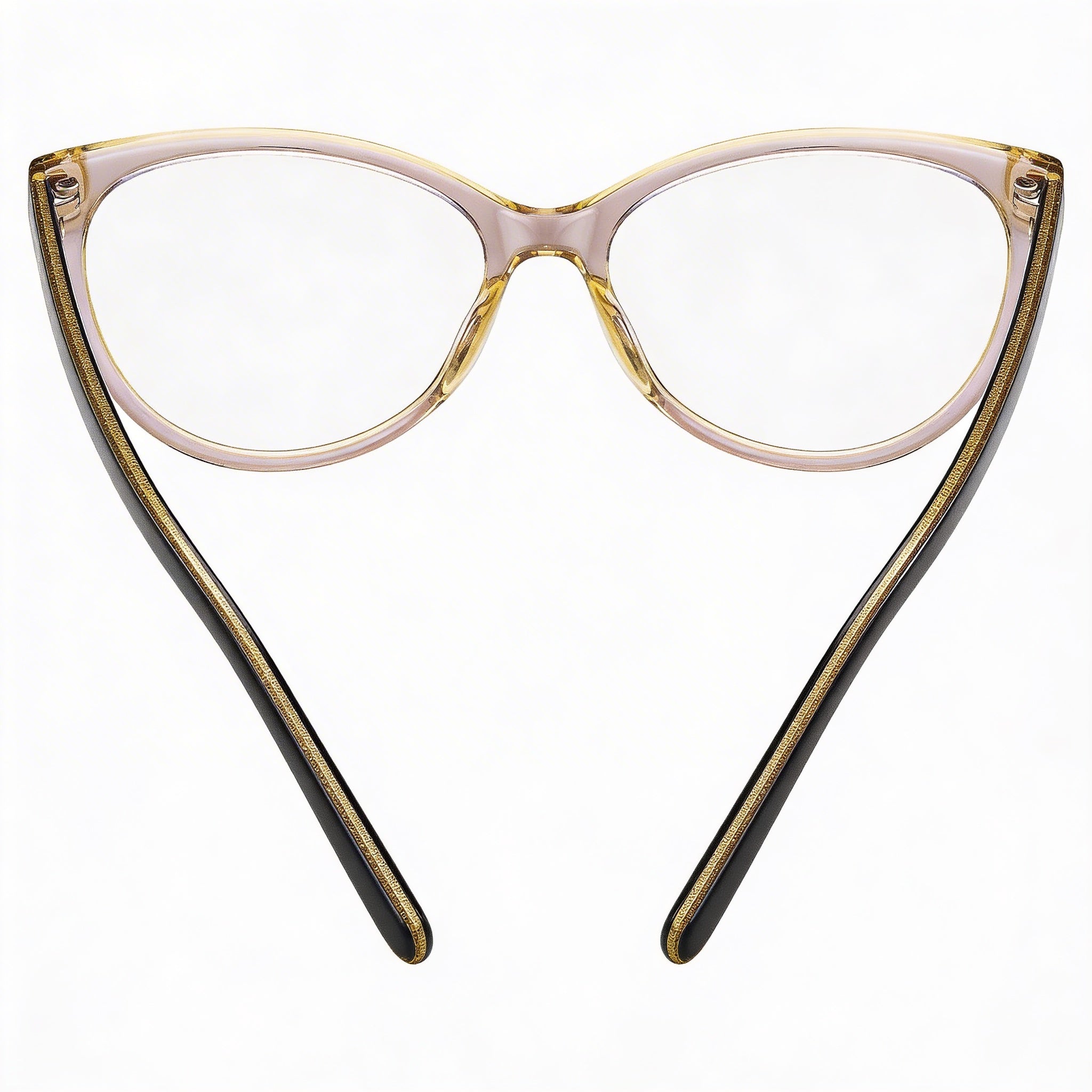 Marc Jacobs Marc 463 Women's Translucent Brown Full-Rim Cat-Eye Acetate Eyeglasses with Clear Demo Lenses 53mm, Photo 2