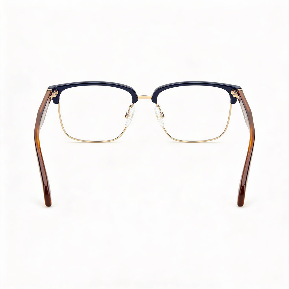 Gafas de sol no polarizadas Rag & Bone Modern para hombre, aleación de acero, azul/marrón, 53 mm