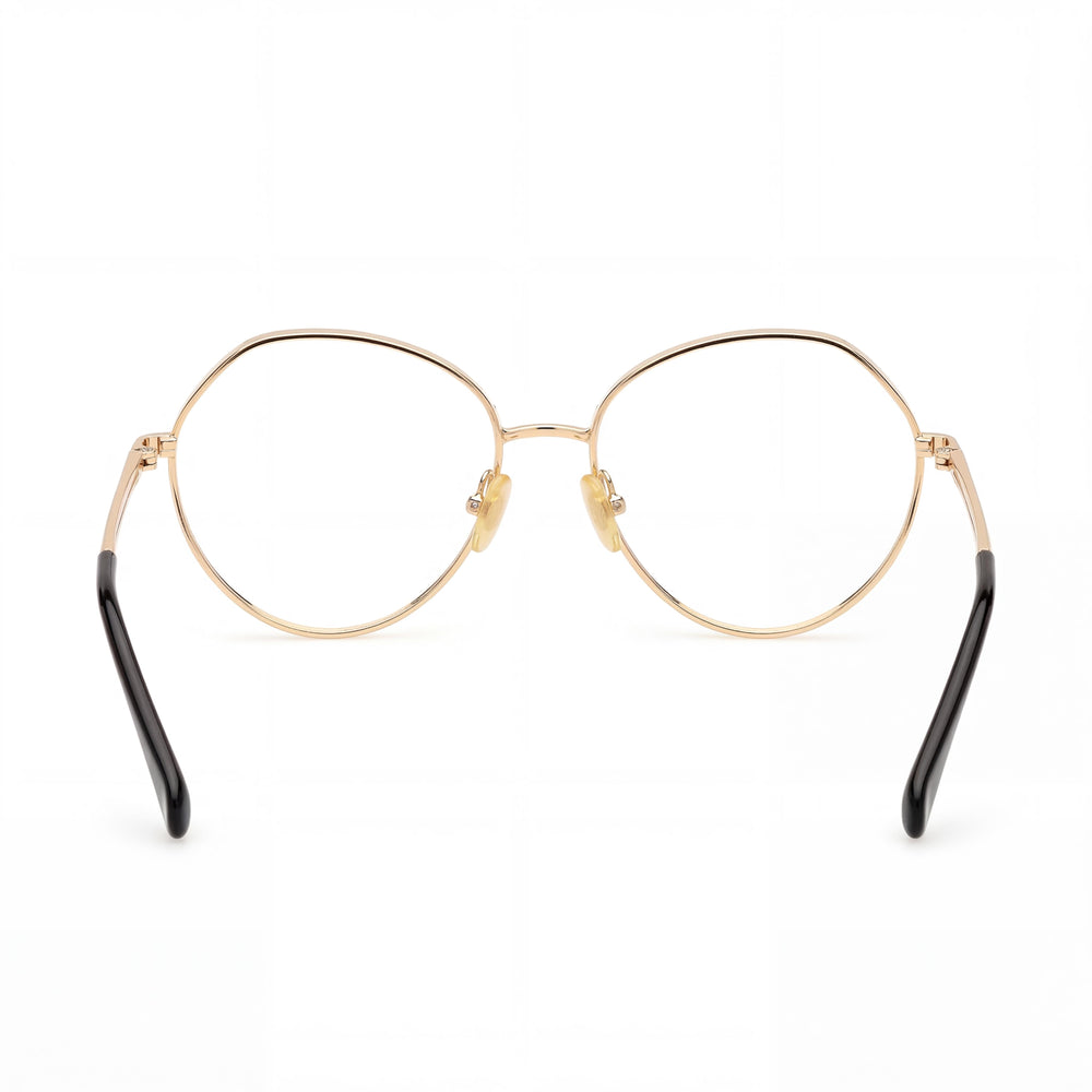 MaxMara eyewear Women's with Deep Gold Metal Frame and Multicoloured Lenses 56mm