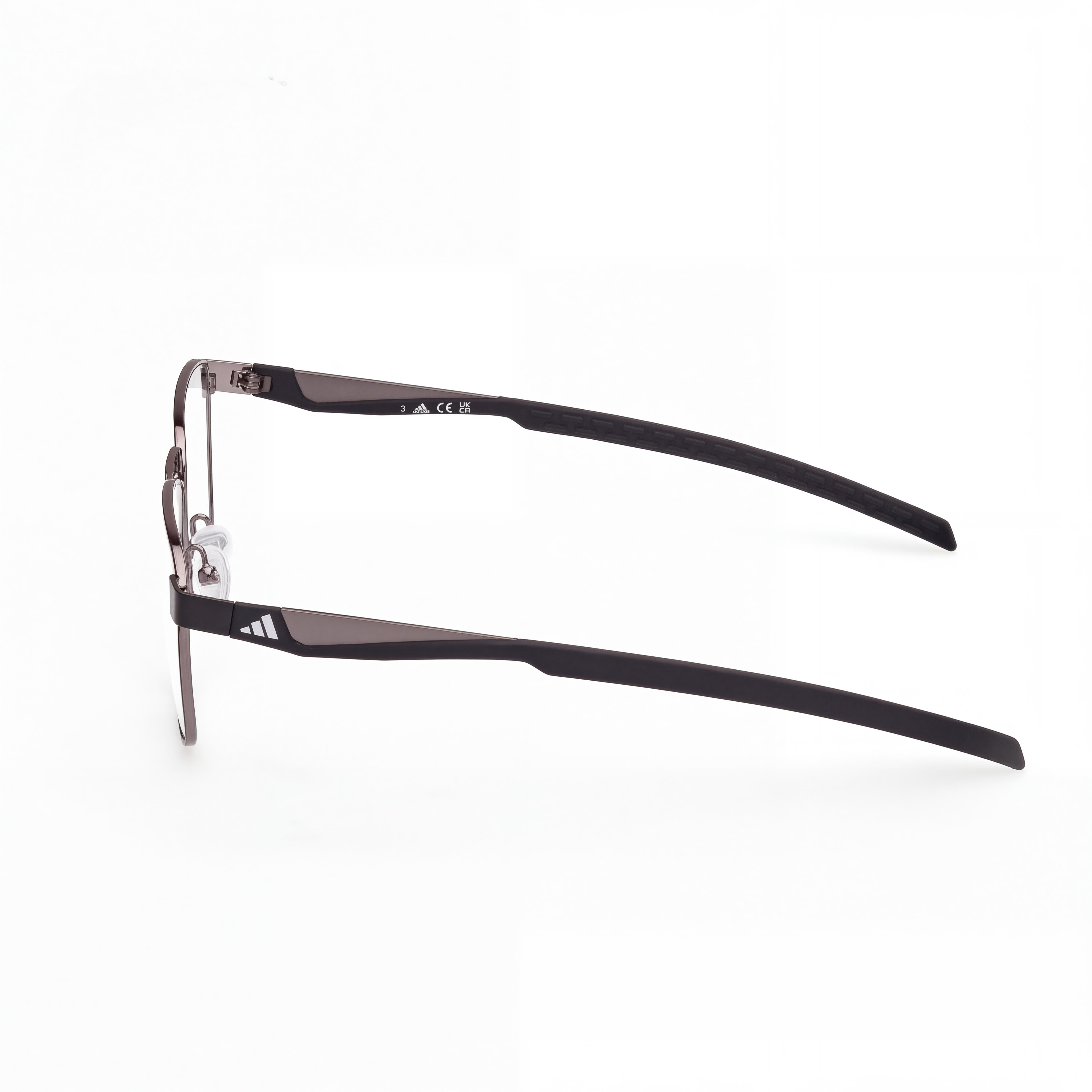 adidas Sport SP5098 Men's Casual Matte Black Metal Frame Transparent Non Polarized Eyeglasses 53-16-140, Photo 3