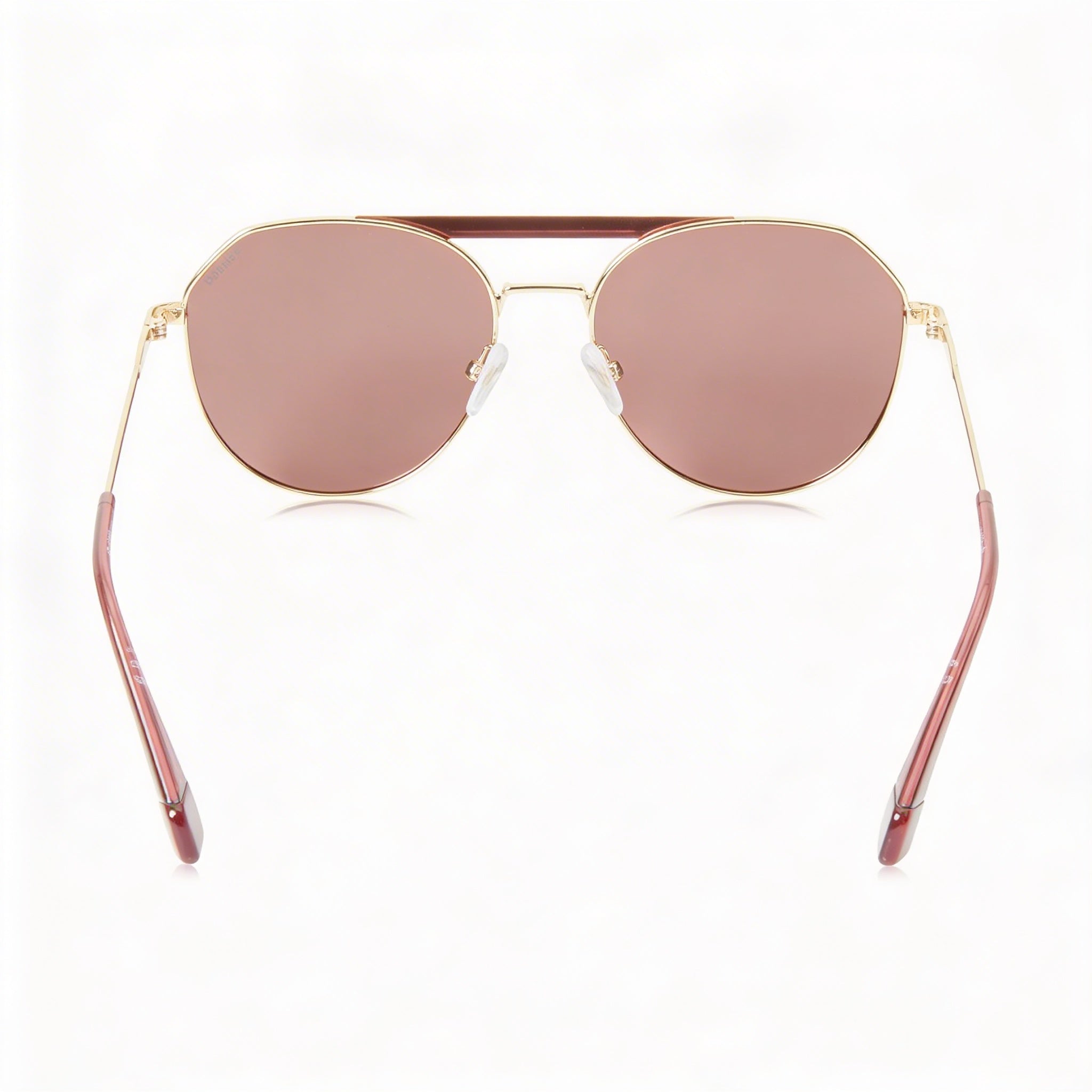 Gafas de Sol Polaroid Casual Unisex de Acero Inoxidable Color Ruthenium Oscuro con Lentes Verdes Polarizadas y Protección UV de 57mm, Photo 2