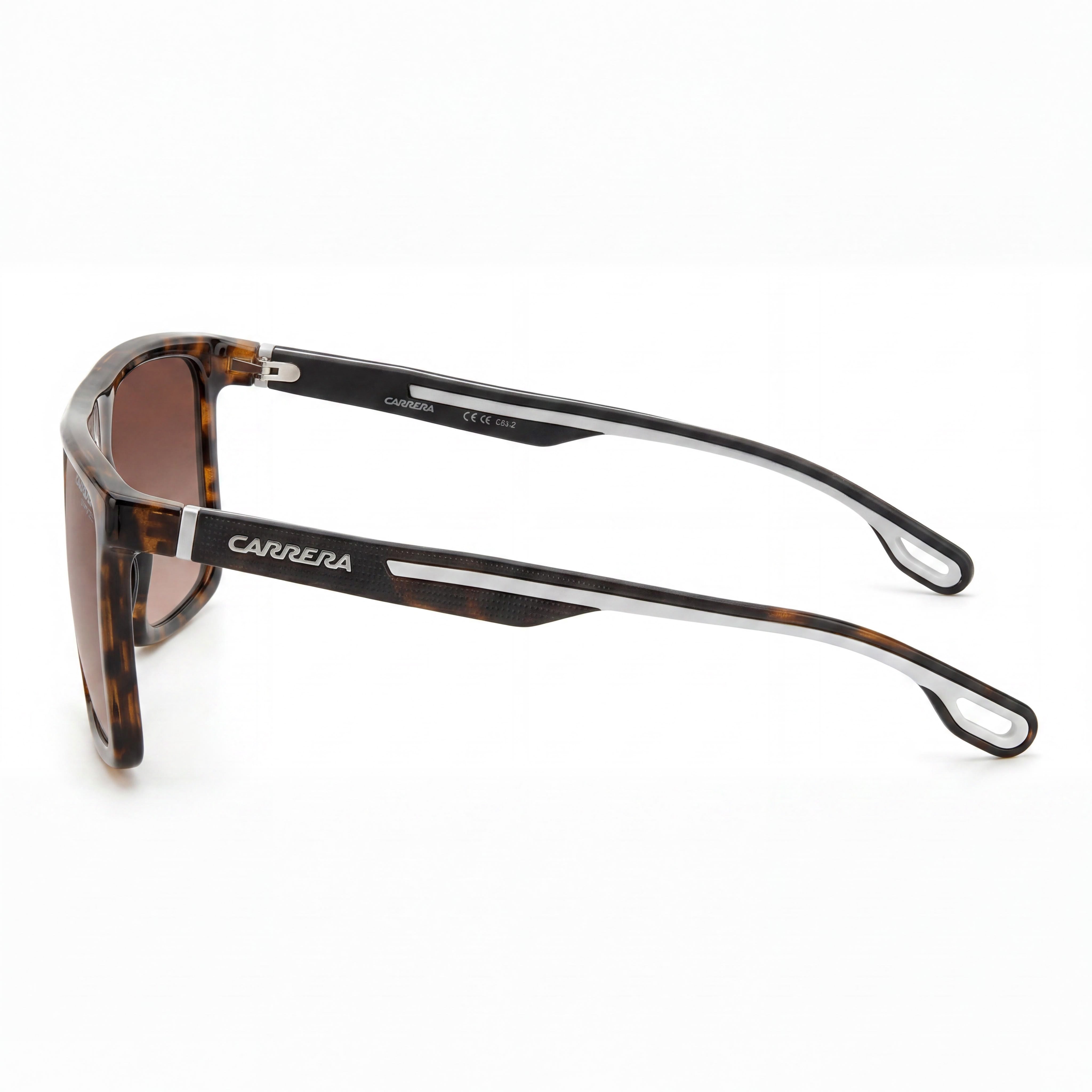Carrera 4019/S Casual Unisex HAVANA ECO POLYAMIDE Frame Sunglasses, BROWN SHADED Lenses, 100% UV Protection, 58mm, Photo 3