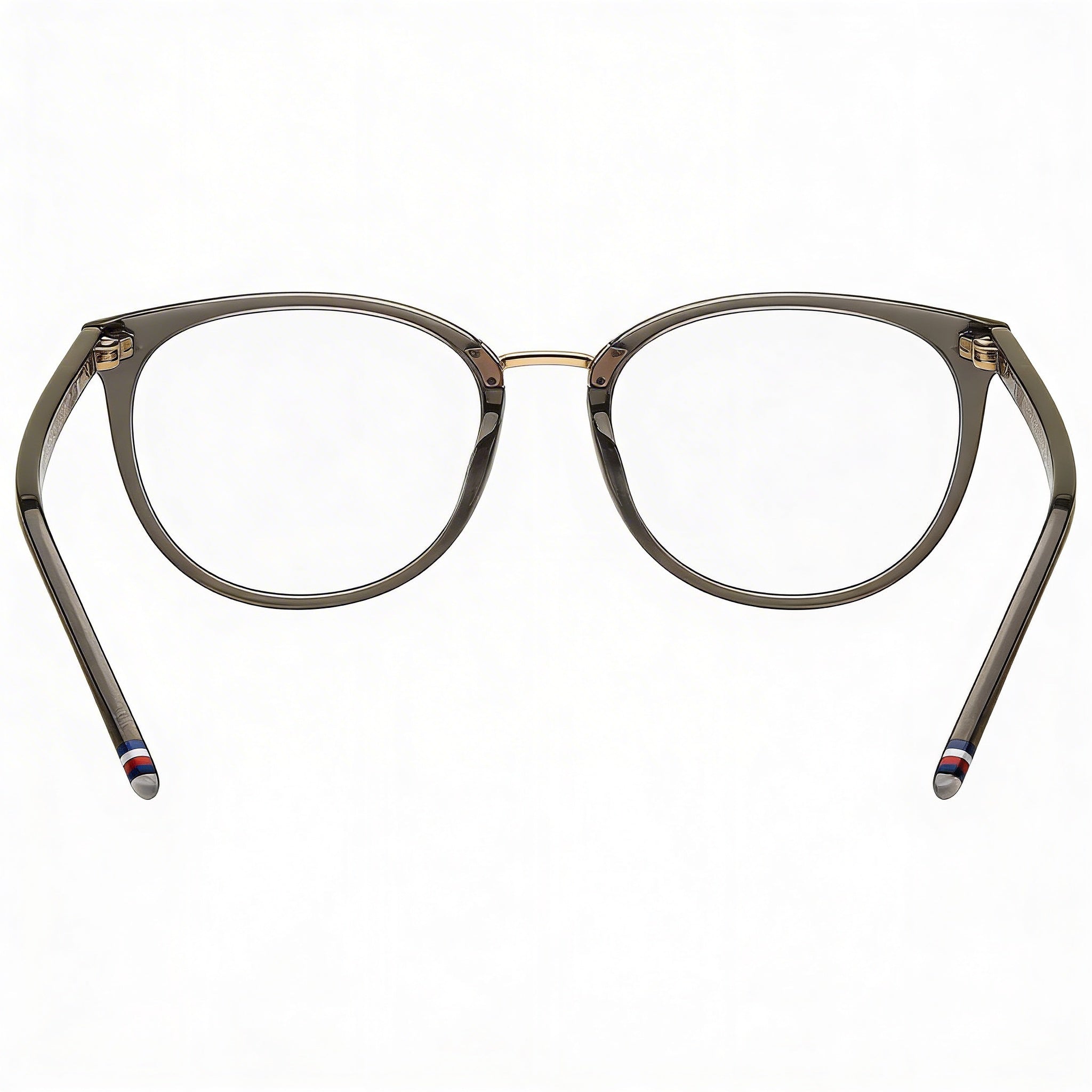 Gafas unisex clásicas Tommy Hilfiger con montura de magnesio gris, ancho de lente de 50 mm, puente de 18 mm, largo de patilla de 145 mm, Photo 3