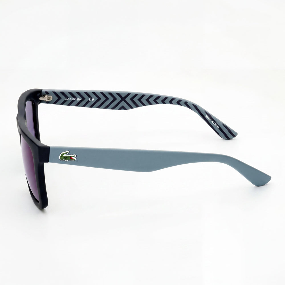 Gafas de sol Lacoste Classic de acetato para mujer, azul marino mate, lentes marrones, antirreflejos, protección UV, 54 mm