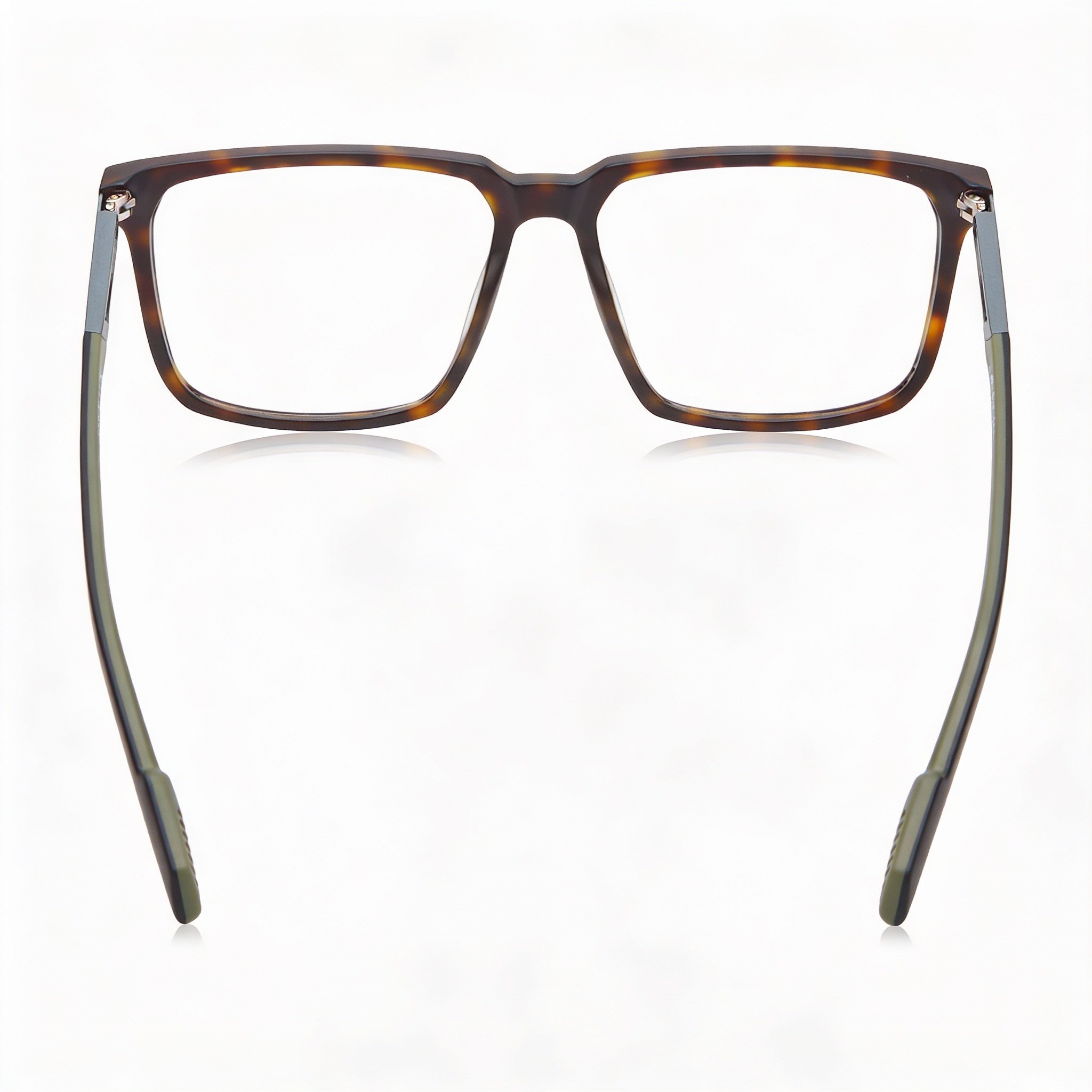 adidas Modern Men's Dark Havana Plastic Frame Eyeglasses with Clear Lenses Size 53-15-145, Photo 4