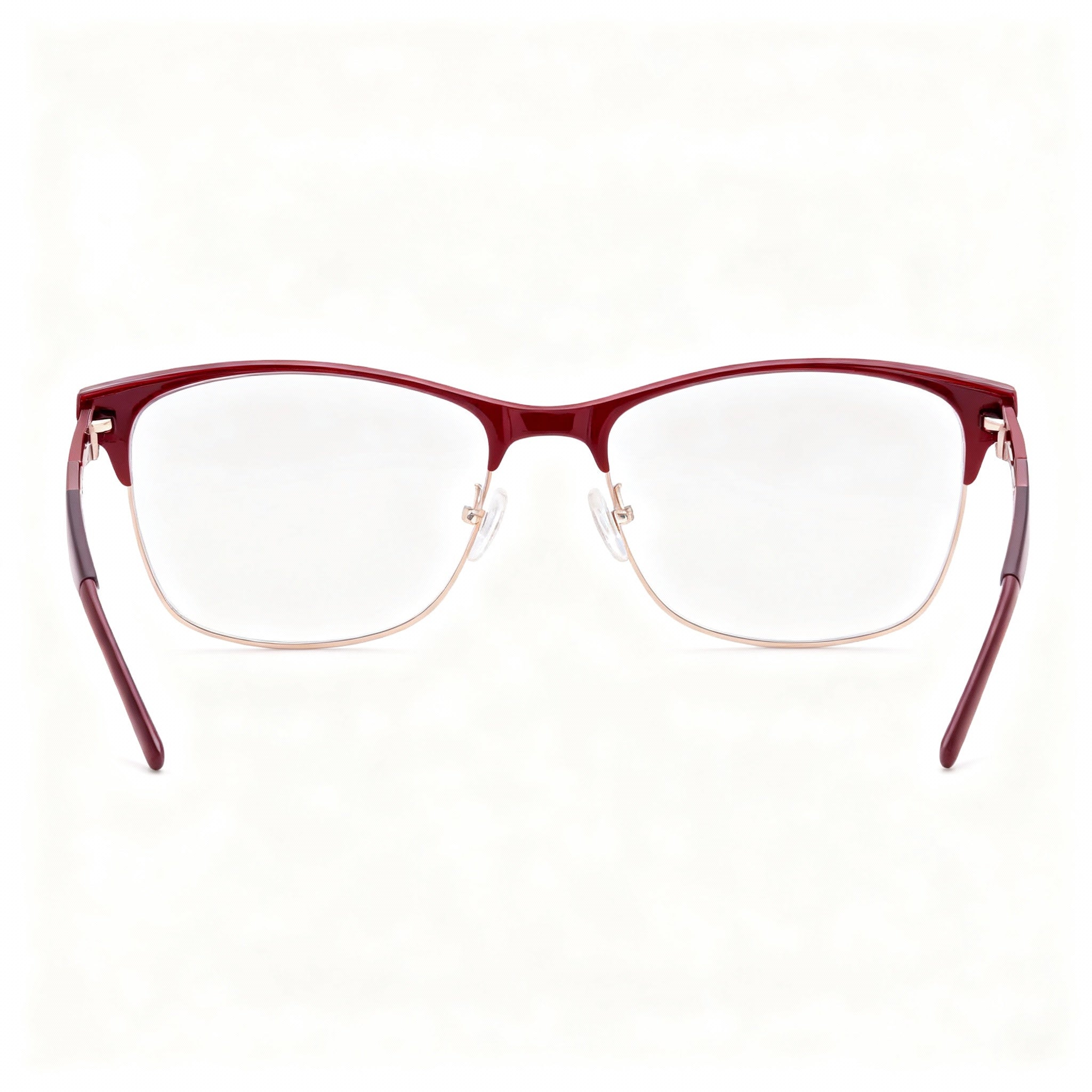 Love Moschino Women's Prescription Eyewear Red Metal Frames with Clear Lenses 53-16-145, Photo 3