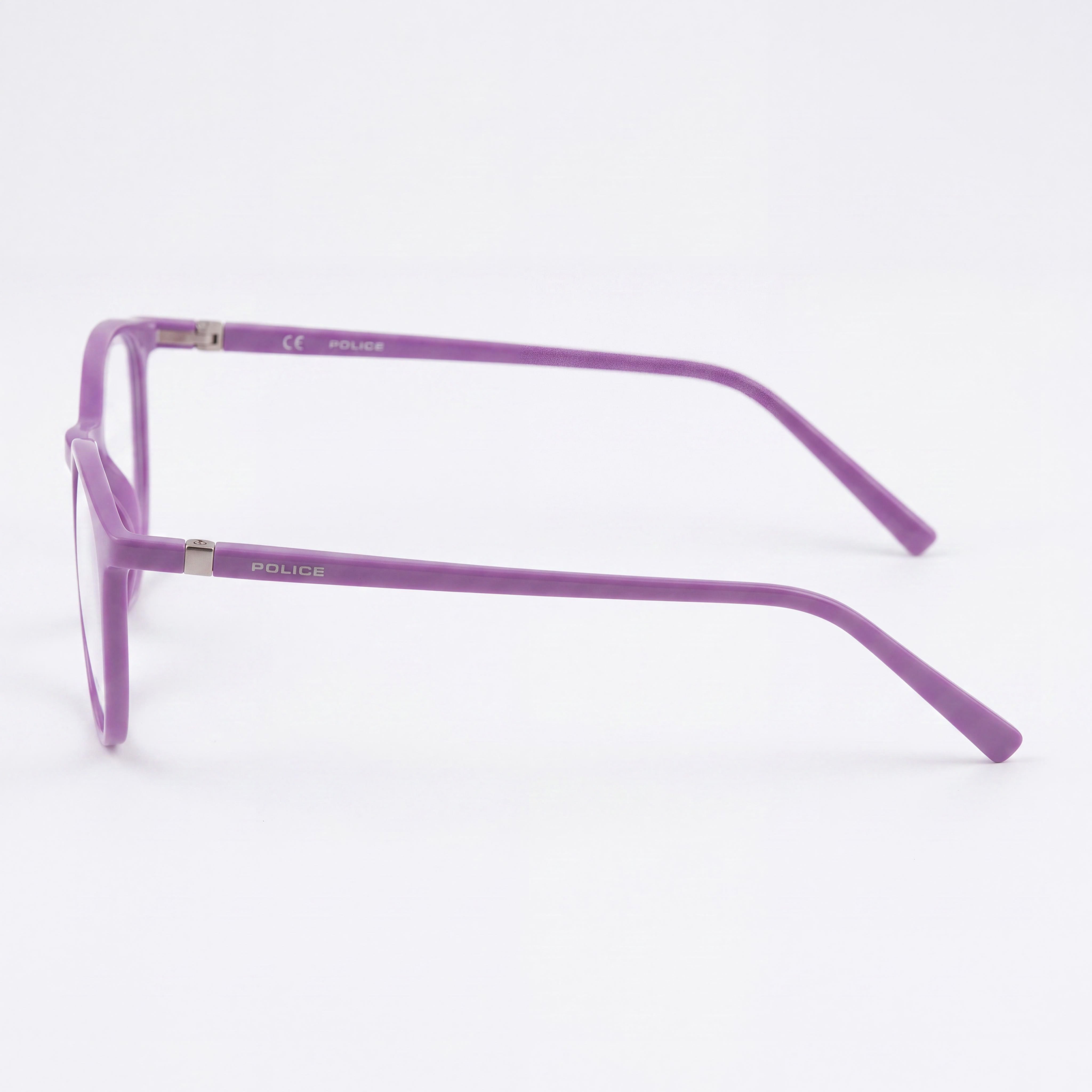 Police V1973 Women's Eyeglasses, Semi Matt Sage Green, with Plastic Lenses, Size 50-19-135mm, Photo 2
