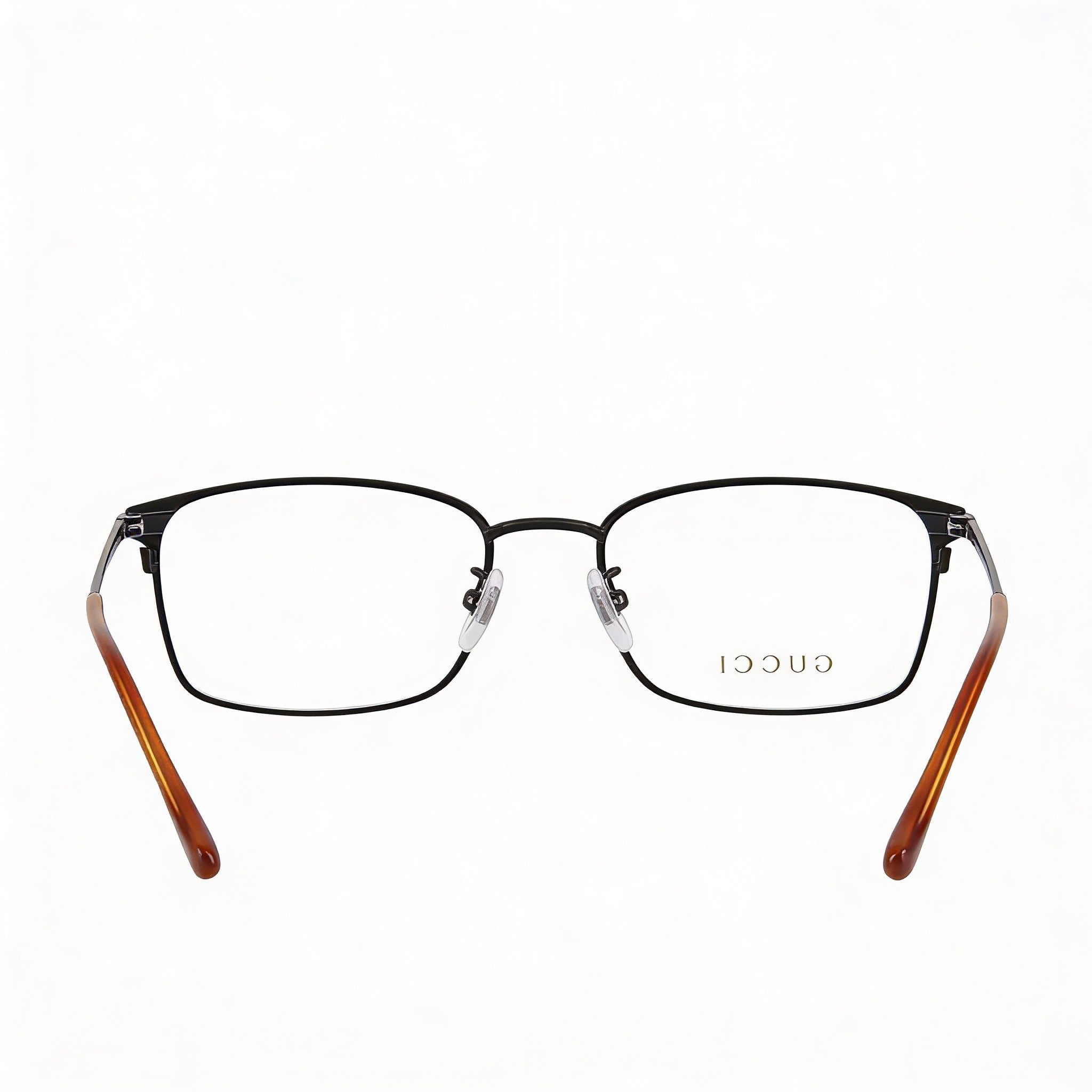 Gucci GG0579OK Women's Black Brown Metal Square Eyeglasses 53mm, Photo 4