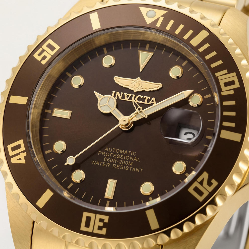 Invicta 35725 Men's Brown/Gold Automatic Watch, 47mm