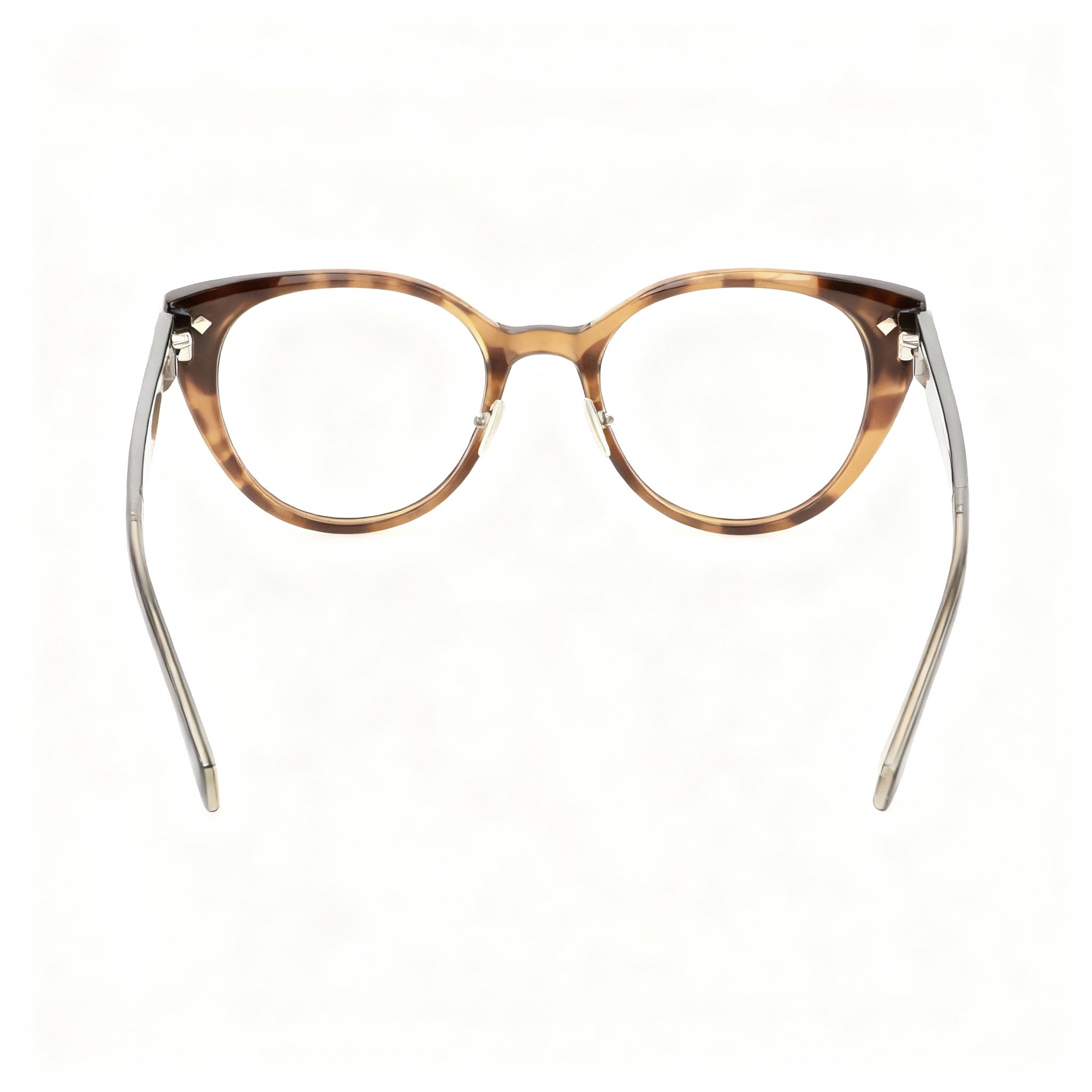 Police VPLM02 Men's Modern Acetate Optical Frames with Non-Polarized Lenses, Havana Color, 52mm, Photo 4