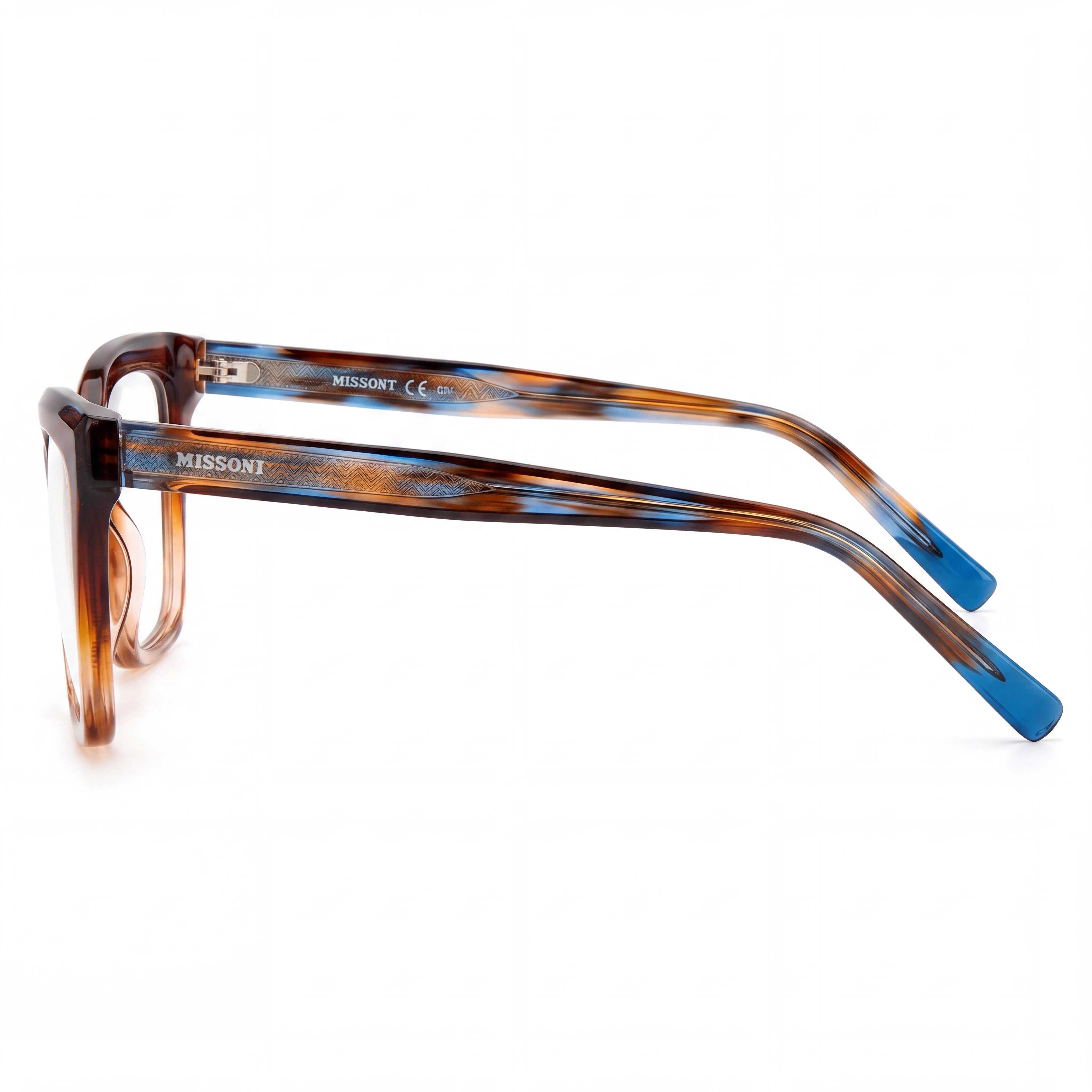 M Missoni Mis 0092 Gafas de sol de mujer con montura de acetato estilo moderno, Havana Verde, protección UV, 54mm, Photo 2