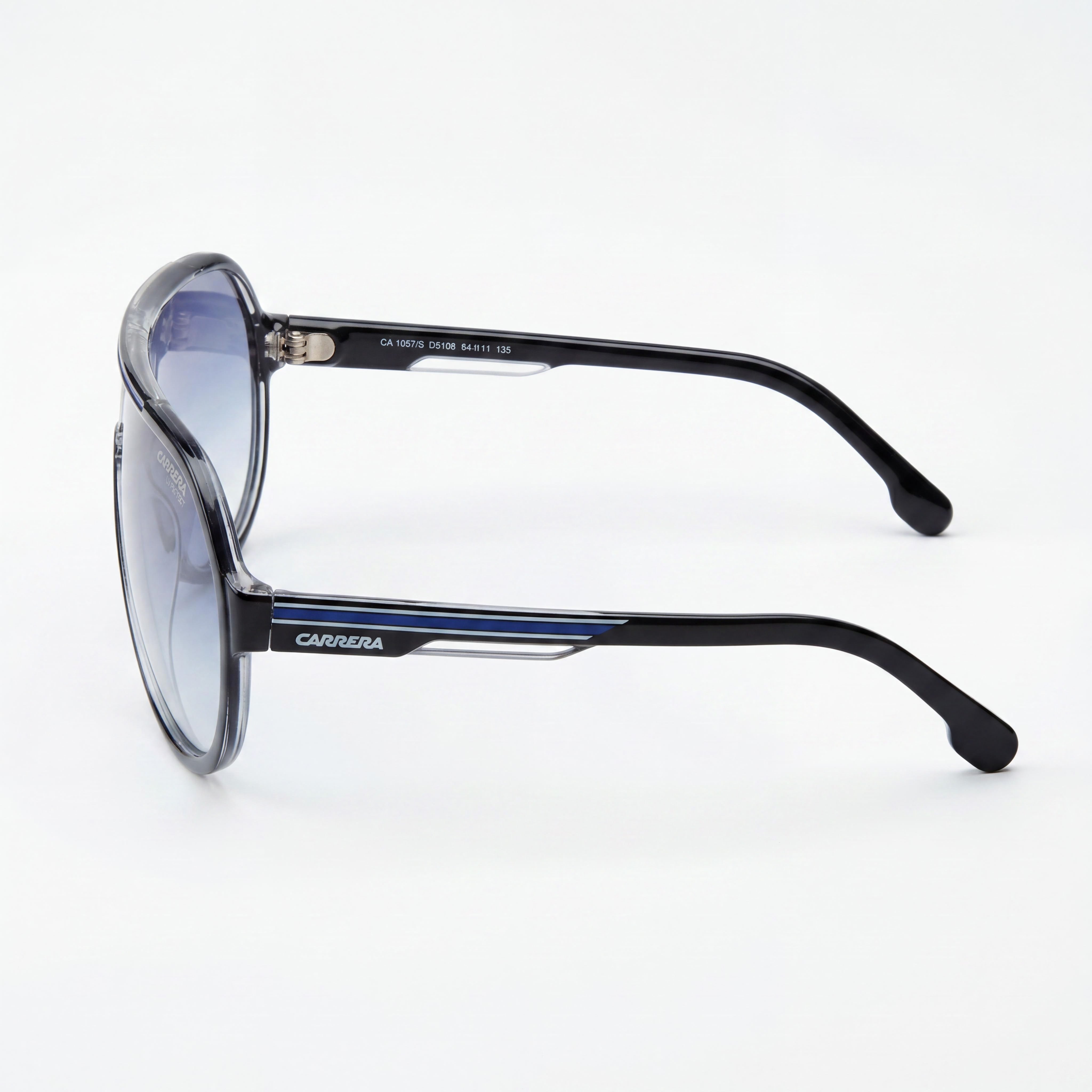 Gafas de sol rectangulares Carrera negras y rojas para hombre, 64 mm, Photo 3