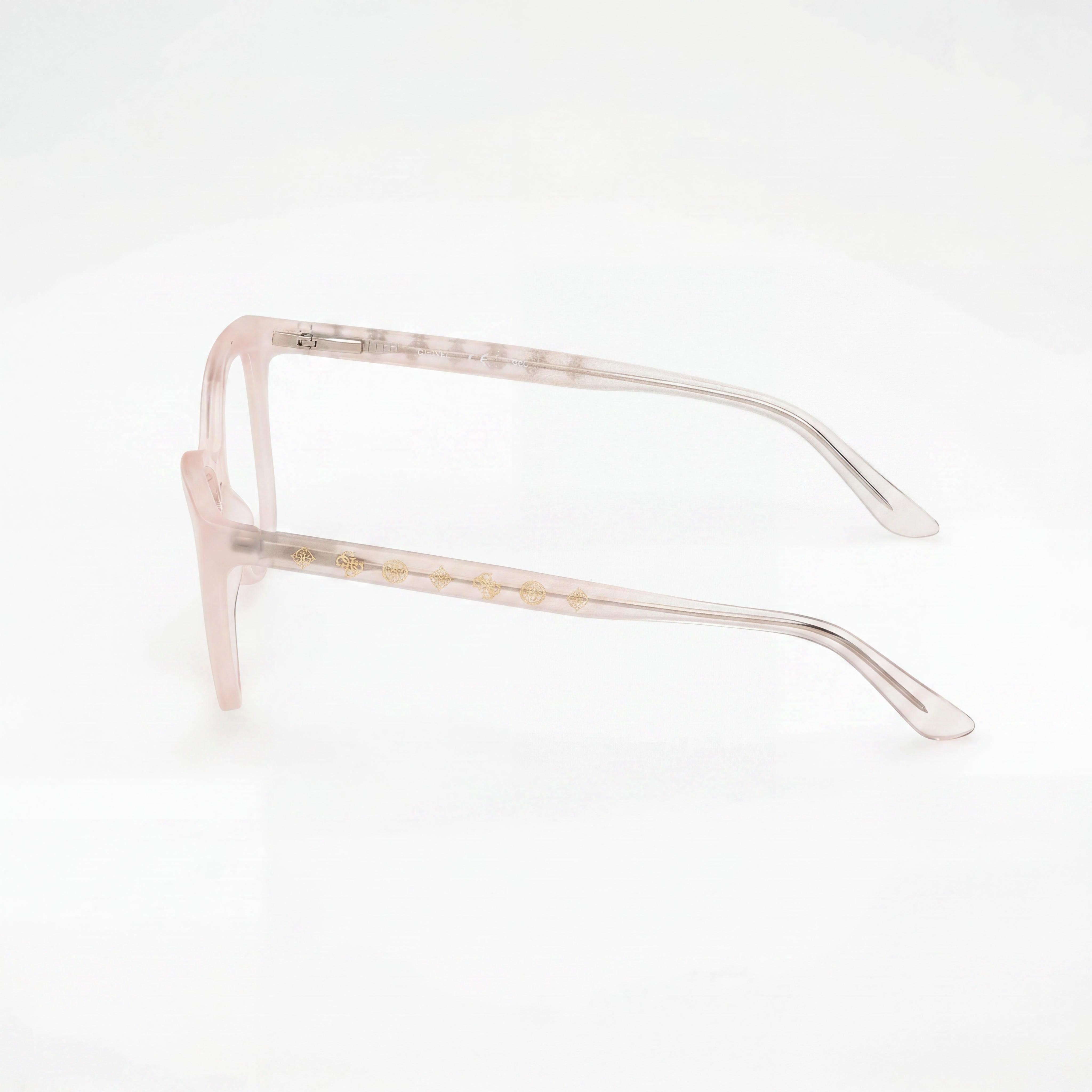 Guess GU50114 Shiny Ivory Square Eyeglasses for Women, 53mm, Photo 2