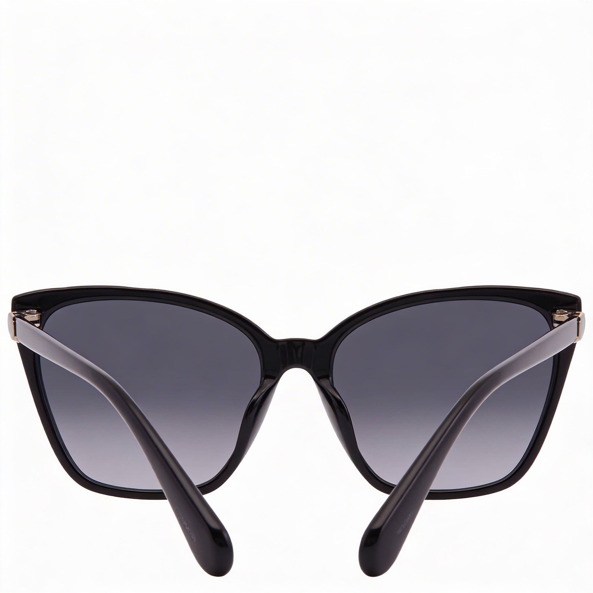 Gafas de sol polarizadas Kate Spade New York Glam Cat Eye de acetato negro con protección UV para mujer, 56 mm, Photo 4