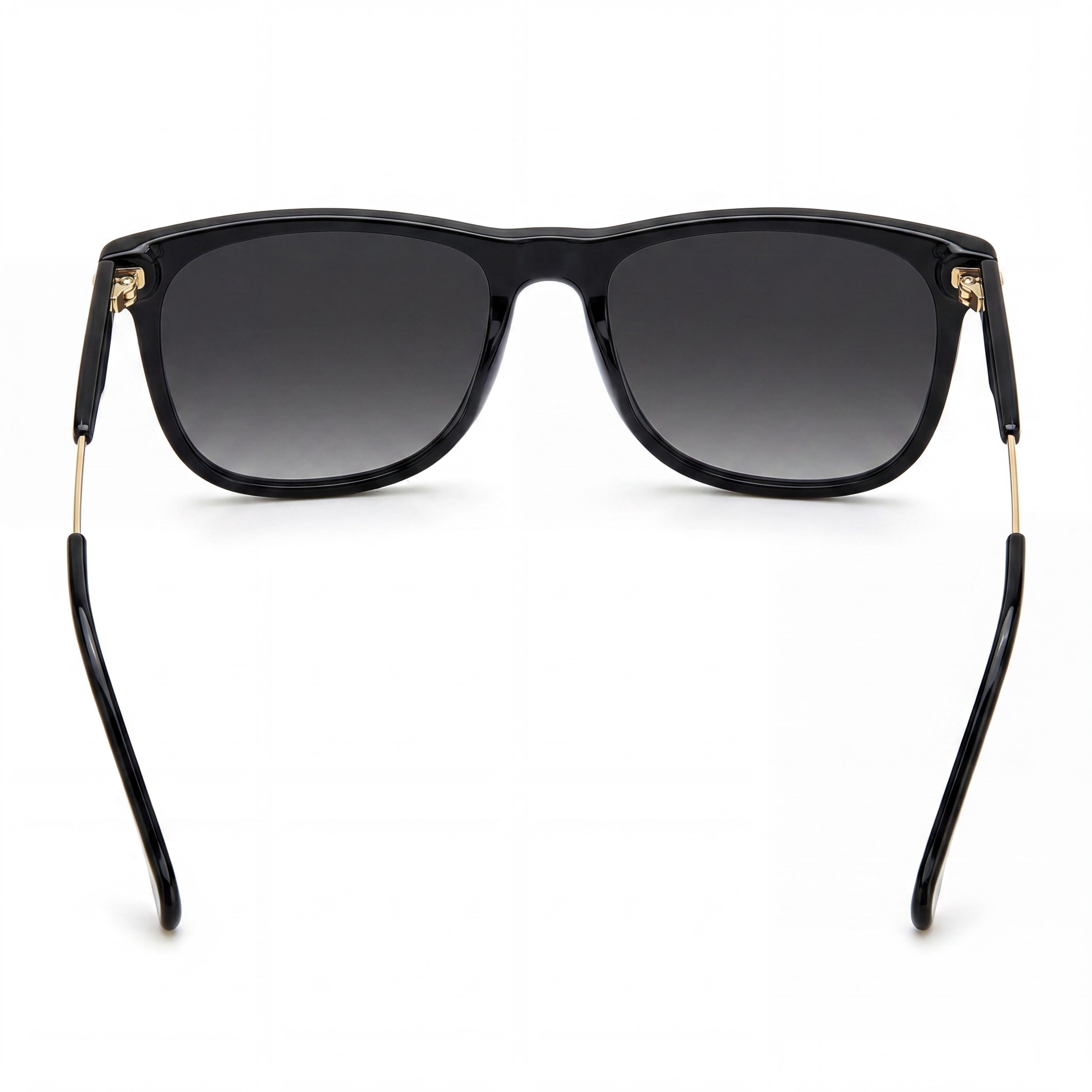 Gafas de sol unisex Carrera 276/S, color negro, gris oscuro sombreado, poliamida, con protección UV, color negro dorado, gris sombreado, 55 mm, Photo 3