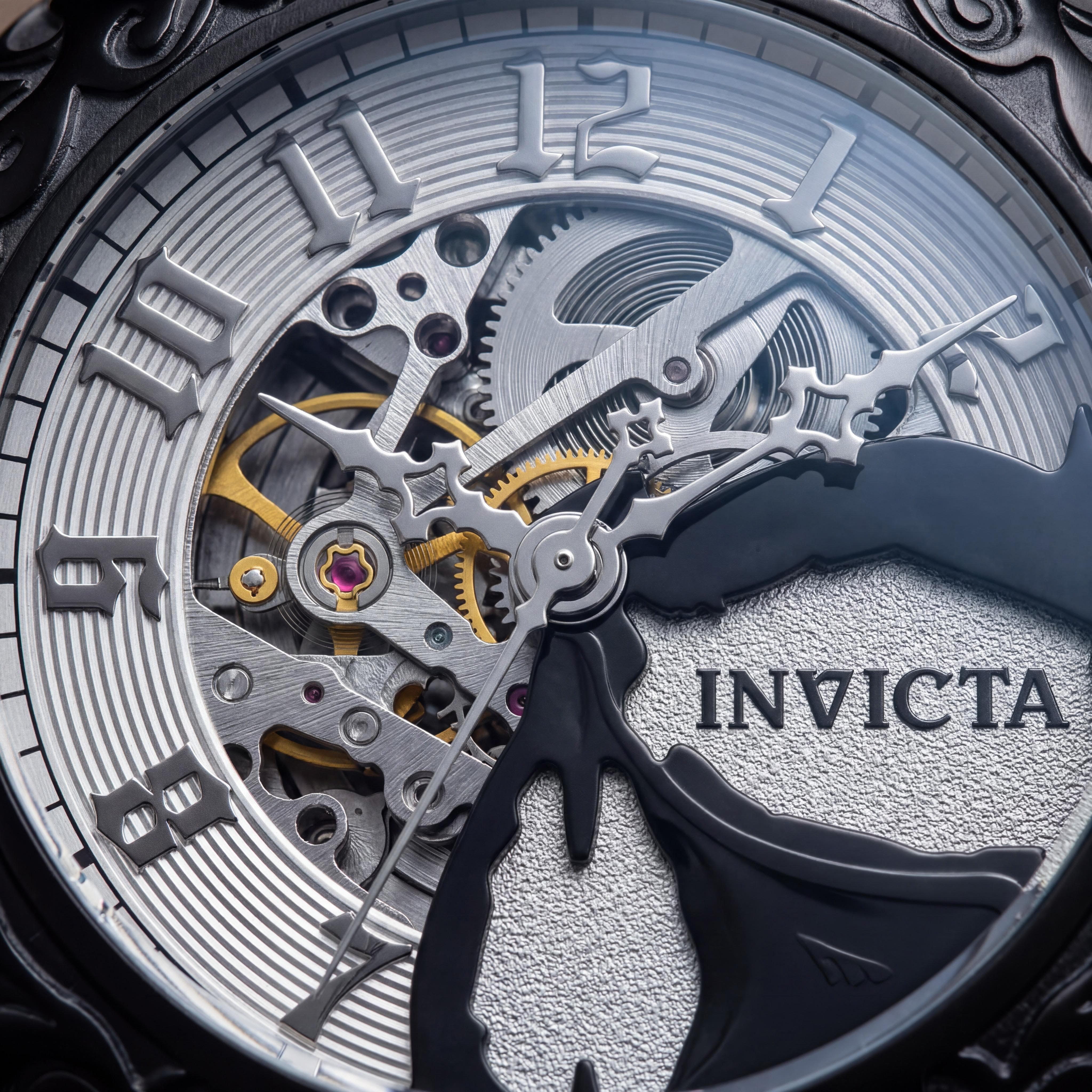 Reloj Invicta Artistic 33967 automático de hombre, resistente al agua, de 50.5mm, de acero inoxidable gris, Photo 2