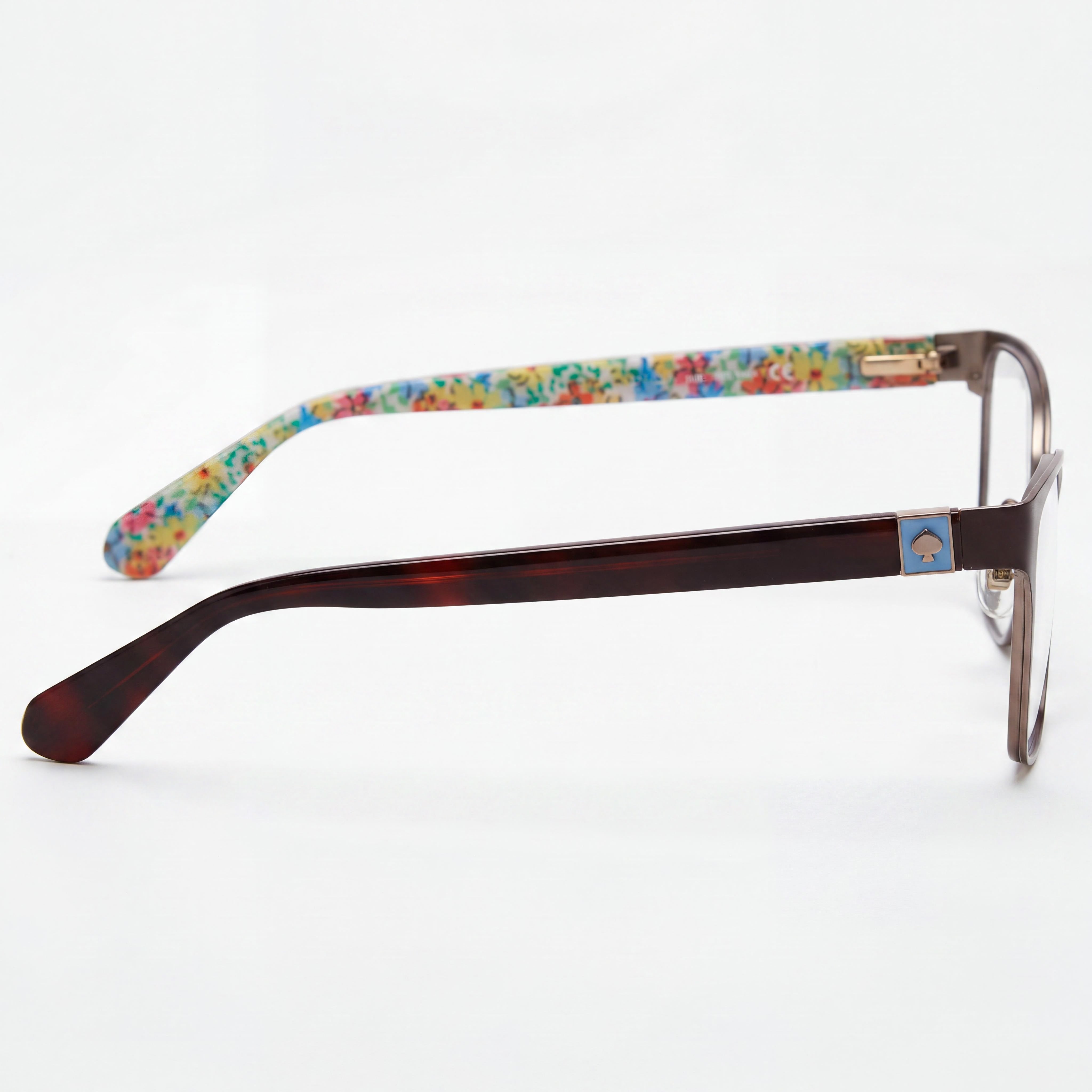 Kate Spade New York Ivie Modern Sunglasses for Women, Brown Stainless Steel Frame, 52mm Lens Width, Photo 3