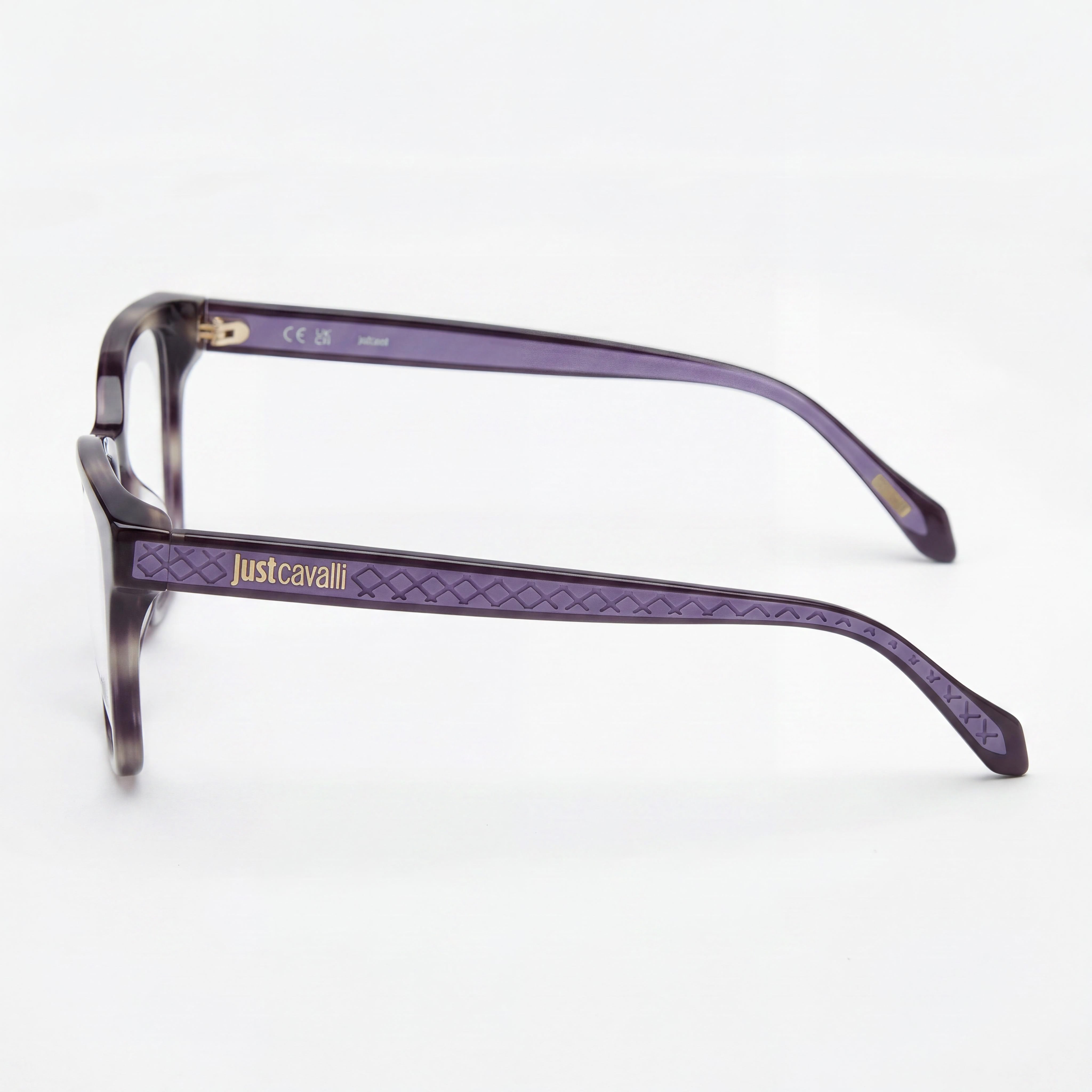 Just Cavalli VJC010 Havana Brown Eyeglasses for Women, 52mm, Photo 2